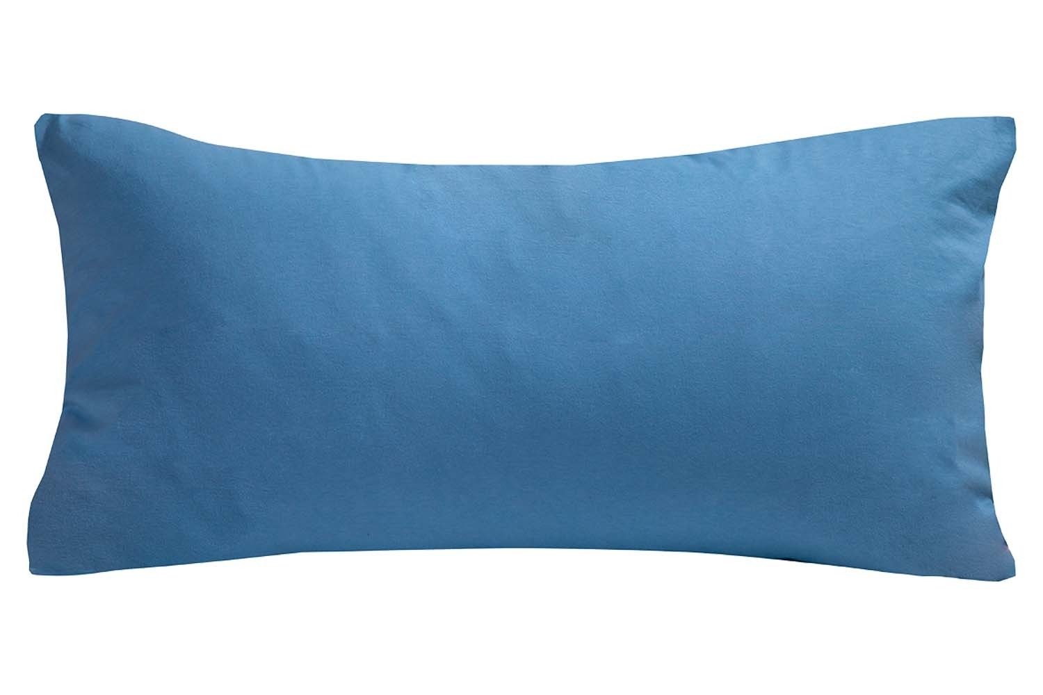 Kissenhülle MAKO, 40 x 80 cm, Stahlblau, Feinjersey