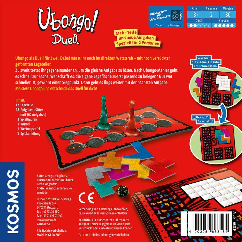 Kosmos Spiel Ubongo! Duell