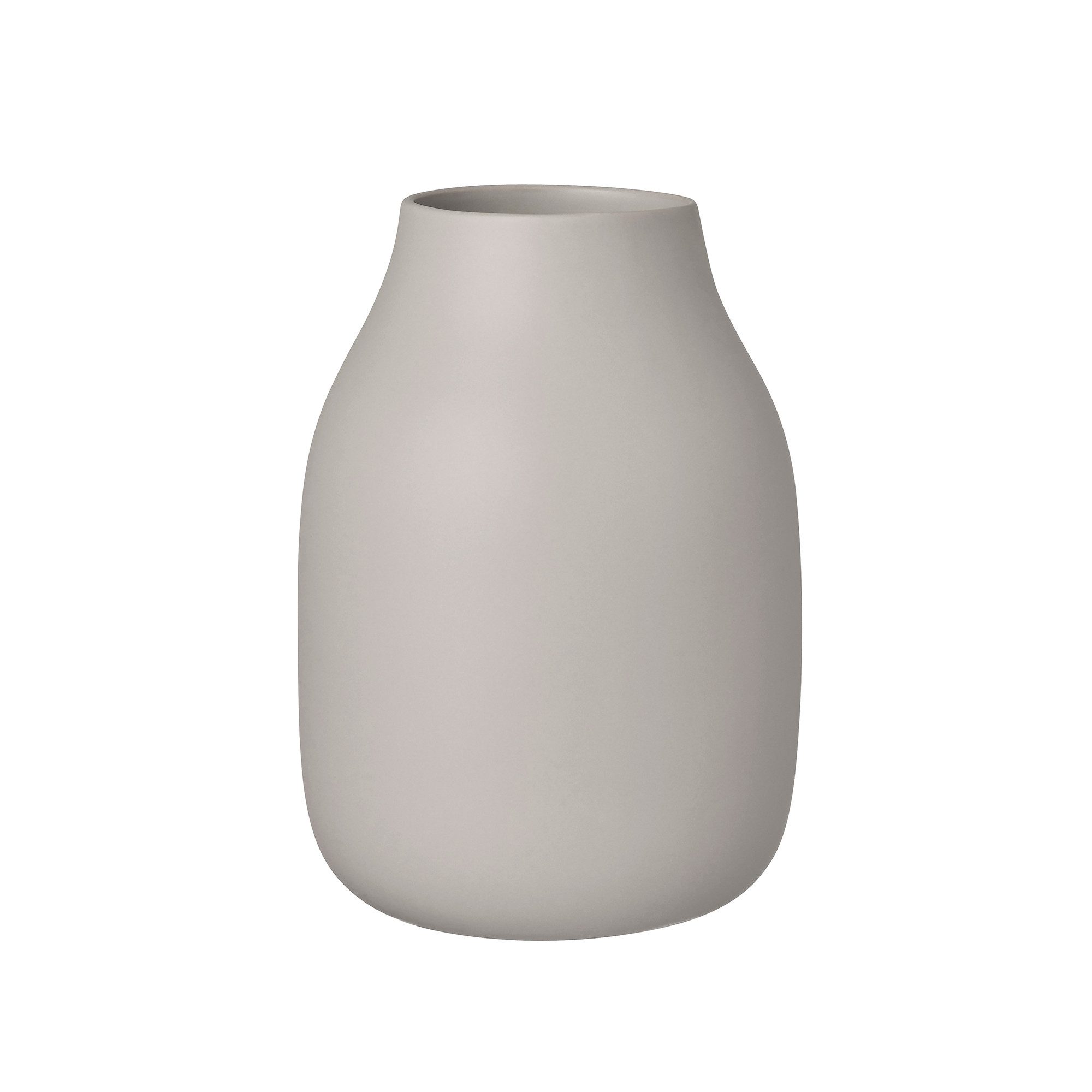 blomus Dekovase -COLORA- Vase: Handgefertigte Eleganz mit matter Oberfläche, Handgefertigt, Keramik & Porzellan, Matt, Schutznoppen, Zeitloses Design