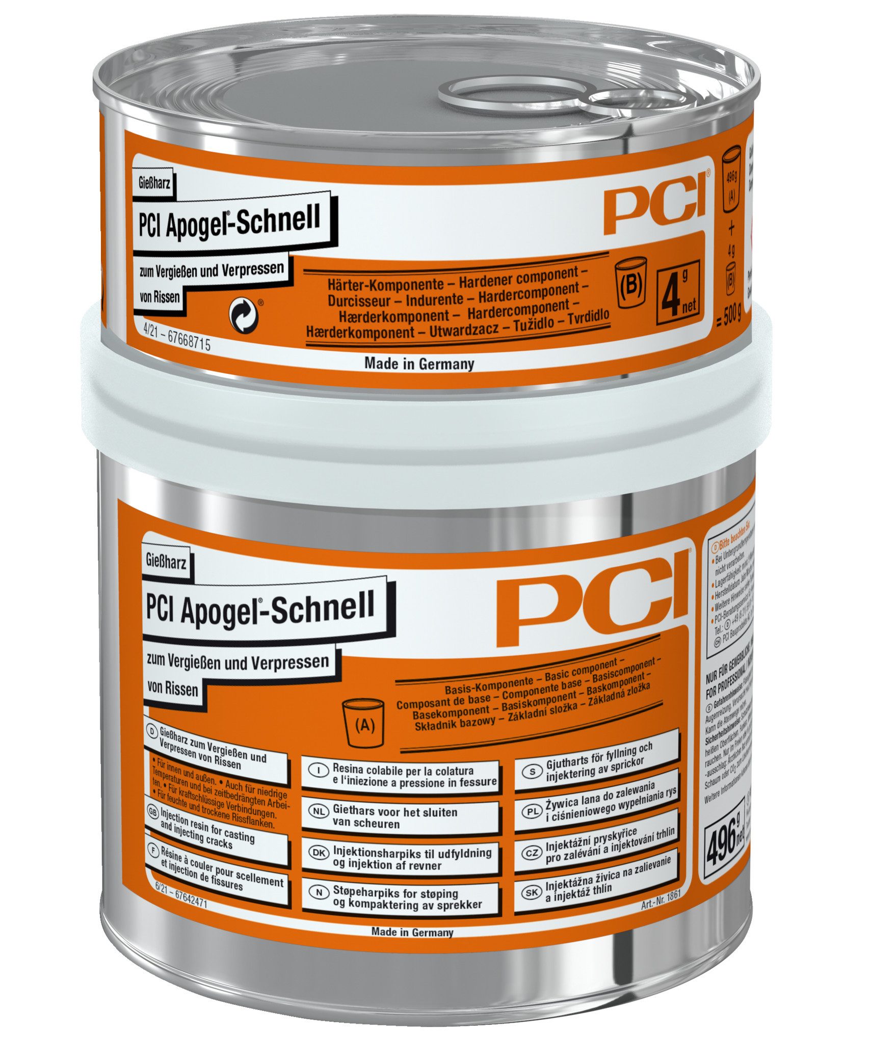 PCI Mörtel PCI Apogel®-Schnell transparent 0,5 kg