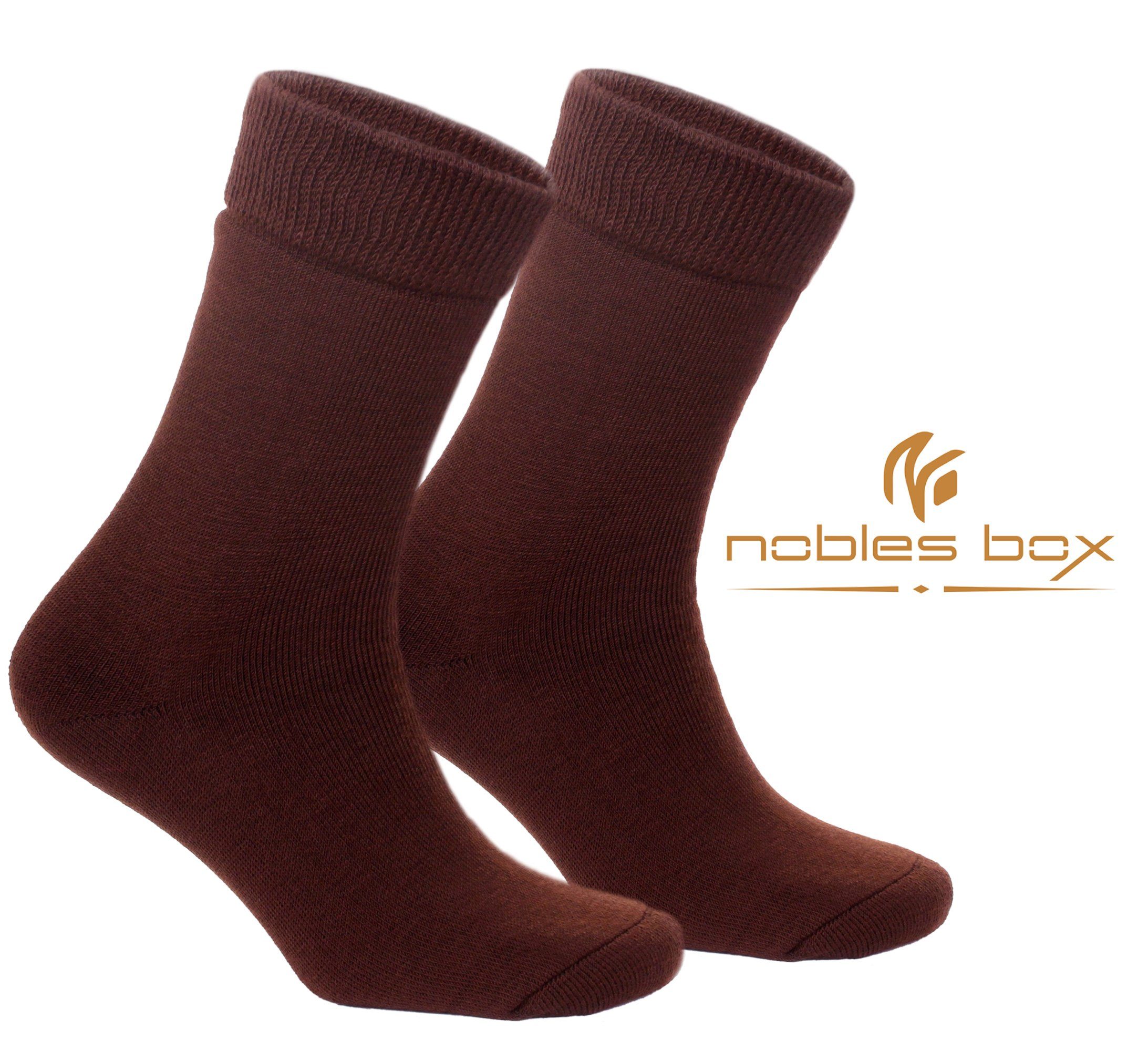 NoblesBox Thermosocken Herren Wintersocken (Beutel, 2-Paar, 41-46 EU Größe) Herren Warme Socken, Herren Arbeitssocken