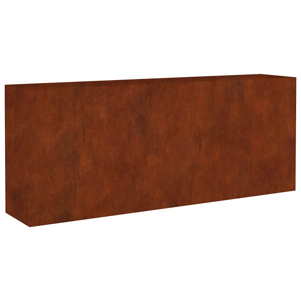vidaXL Hochbeet Hochbeet 200x40x80 cm Cortenstahl (1 St)