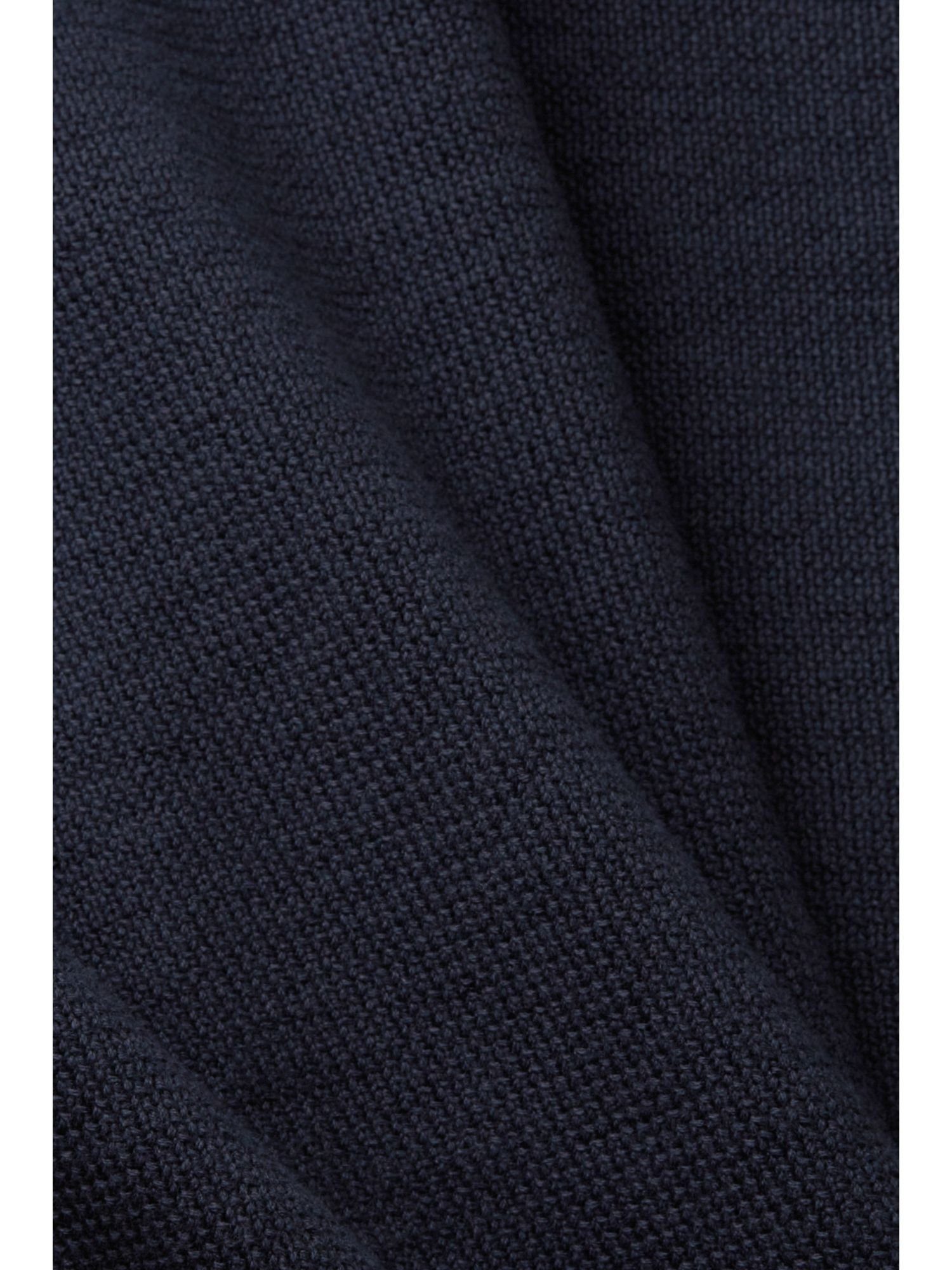 Reißverschluss, (1-tlg) mit % Esprit 100 NAVY Strickjacke Baumwolle Cardigan
