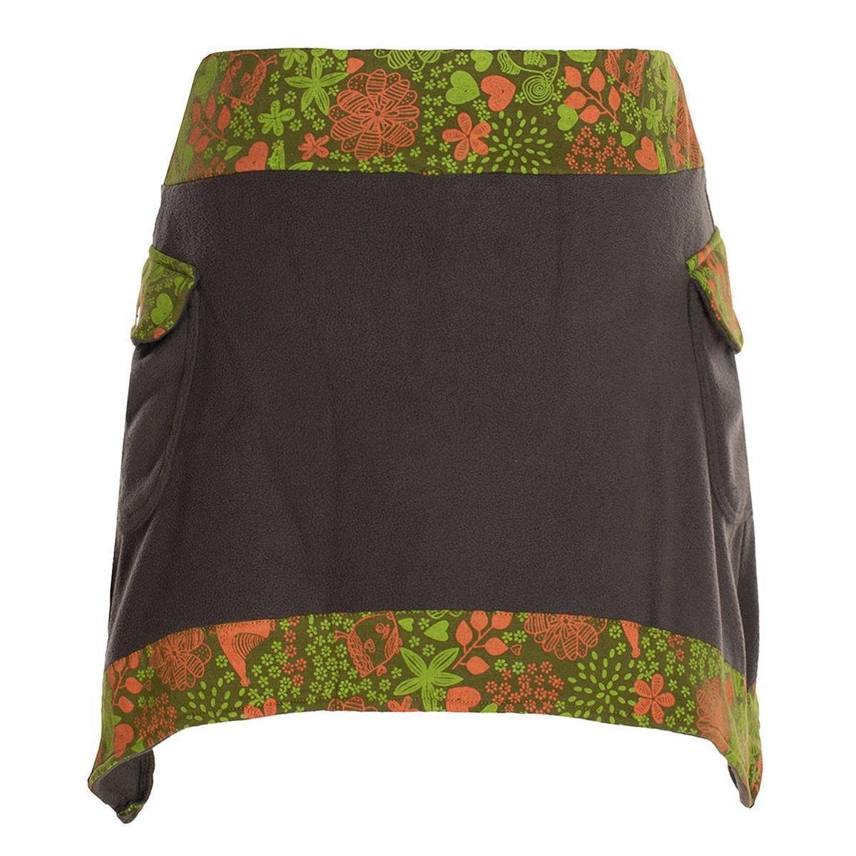 Vishes Minirock Thermorock warmer Damen Winterrock günstig online kaufen
