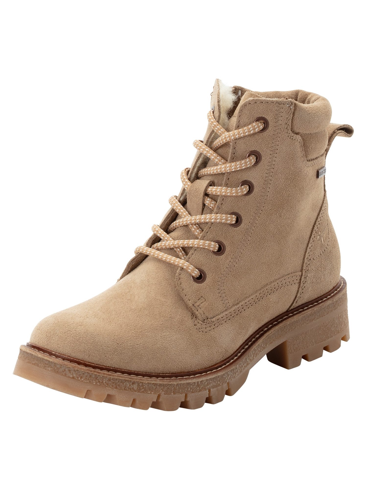 Tamaris Duo-Tex, Removable Sock aus Leder Blockabsatz Winterstiefelette Duo-Tex