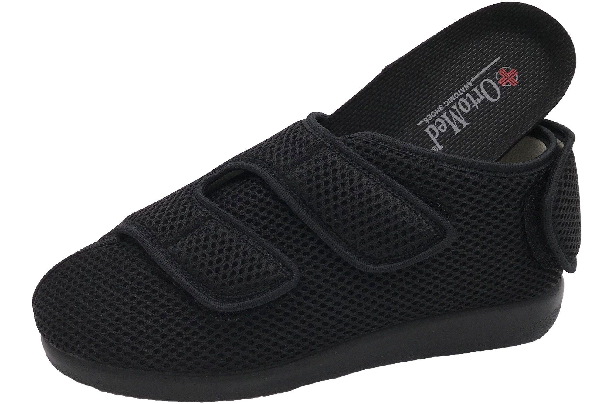 PADERO Ortomed Klettschuhe Verbandschuhe Hausschuh Orthopädischer Rehabilitationsschuh