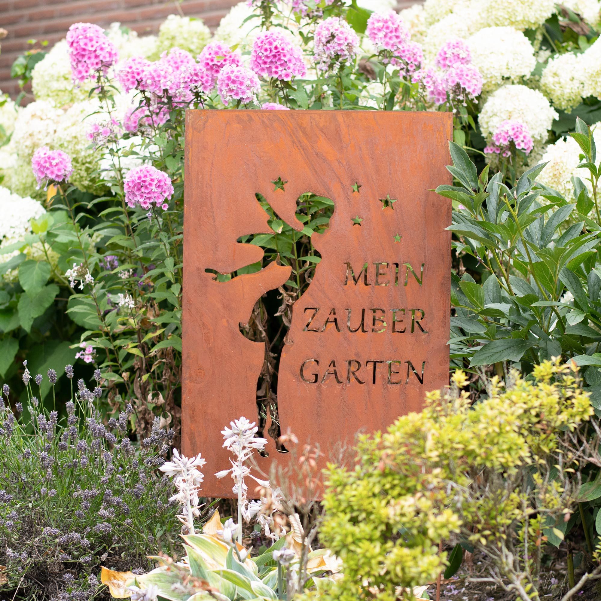 UNUS GARDEN Gartenstecker Roststecker Schild Zaubergarten günstig online kaufen
