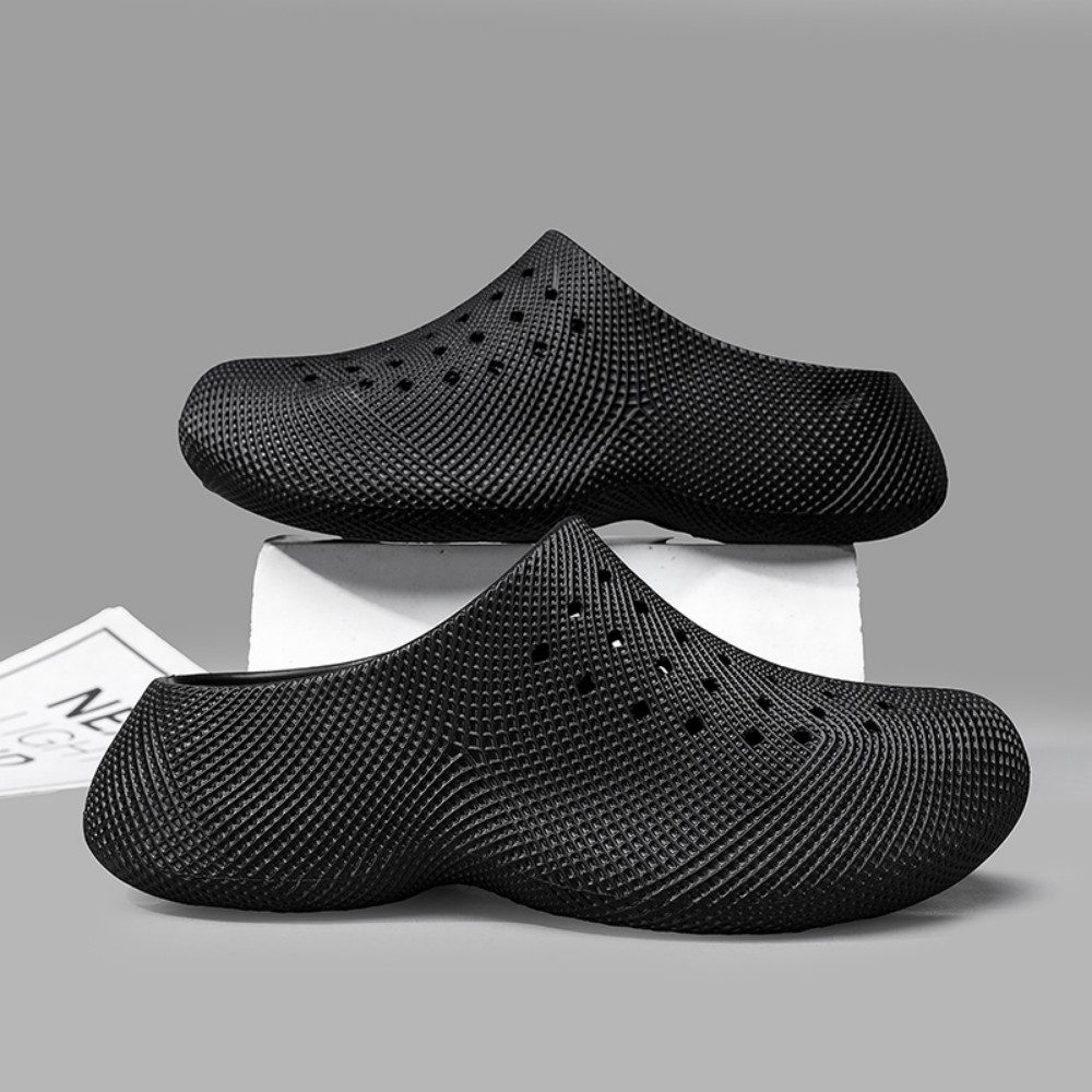 HUSK'SWARE Bequeme Freizeitclogs Clog (Modischer Freizeitlook, Atmungsaktive Belüftungsöffnungen) Weiches & flexibles EVA-Material Rutschfeste Sohle