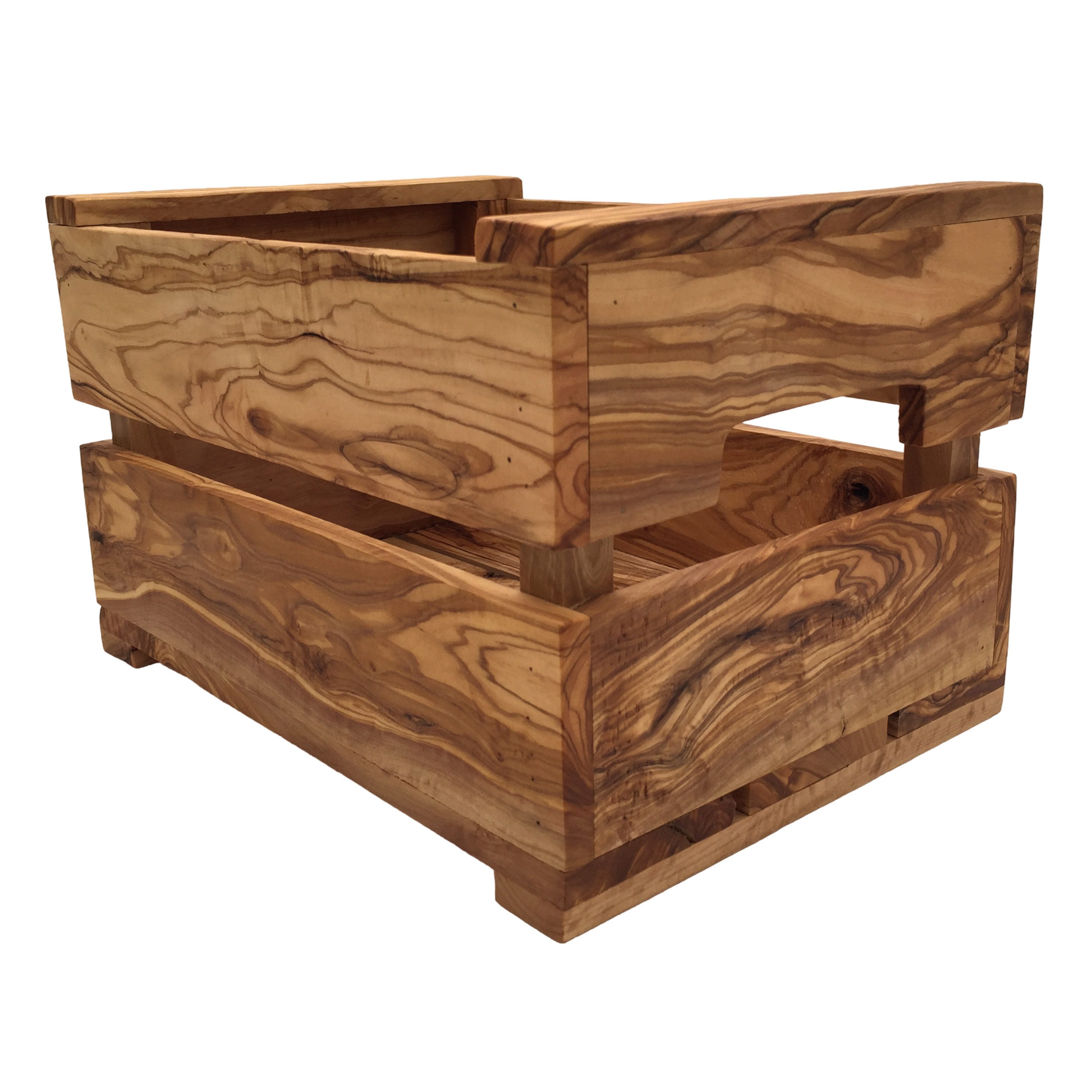 medina mood Holzkiste "My Stuff" Größe M: 30 x 22 x 19 cm, handgefertigt aus Olivenholz (1 St)