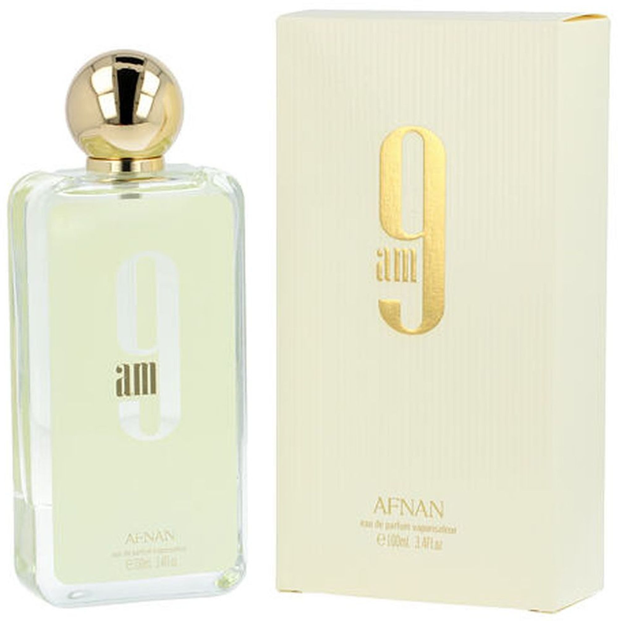 Afnan Duft-Set 9am Eau des Parfum (EDP) Damen Spray, Fruchtig-zitrischer Duft mit Orangenblüten, Mandarine und Moschus