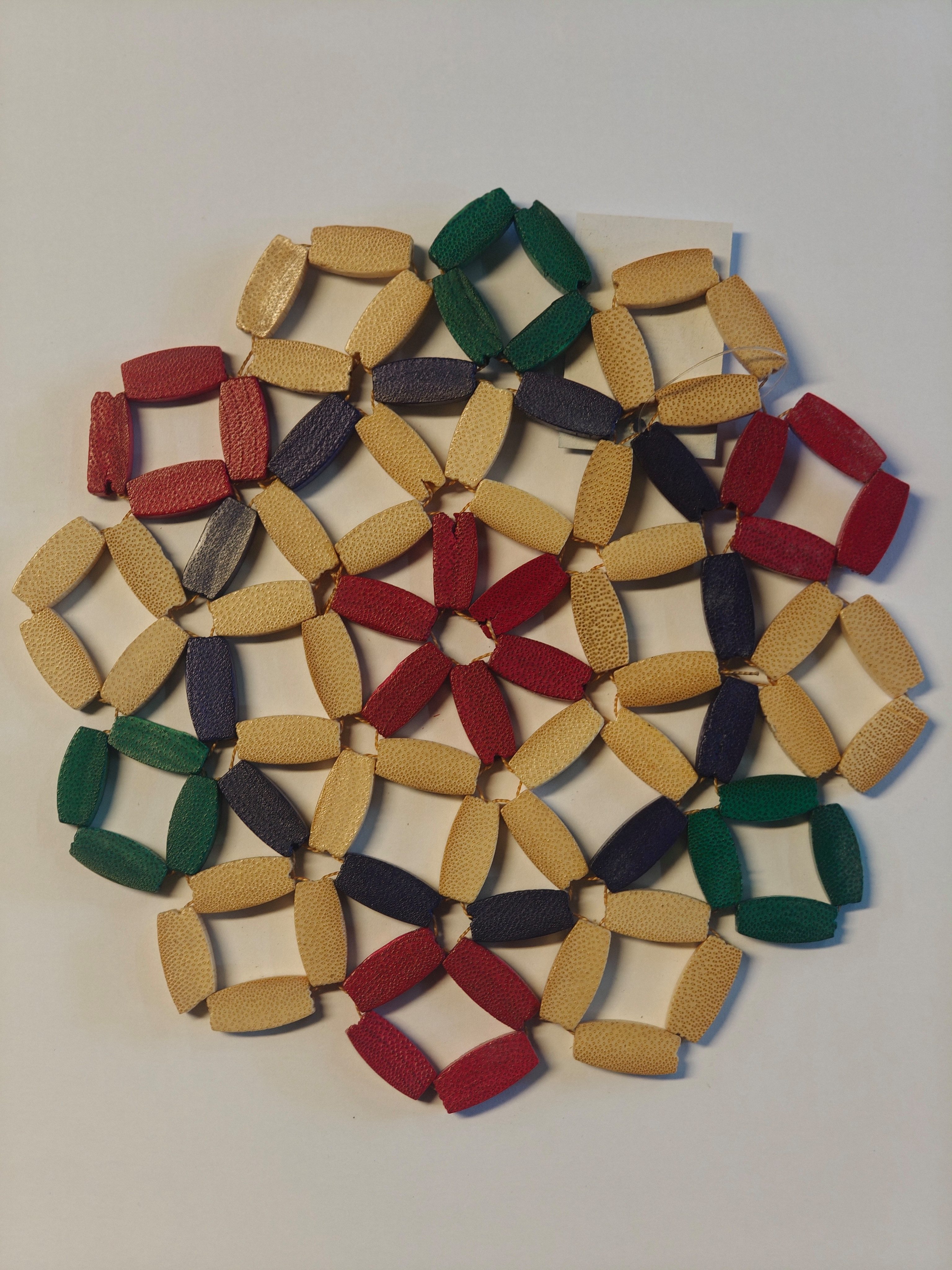 axentia Topfuntersetzer Vintage Perlen Topfuntersetzer 17cm Durchmesser, 1-tlg.