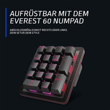 Mountain Everest 60 Gaming-Tastatur (RGB, DE-Layout, Tactile 55 Switches, Midnight Black)