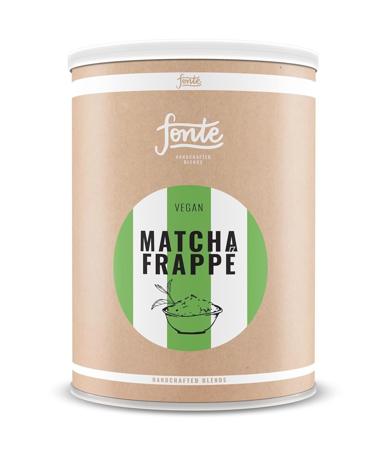LK Trend & Style Kaffee Fonte Matcha Frappé, (Veganes Matcha Getränkepulver), Doppel Kick Matcha mit Kaffee