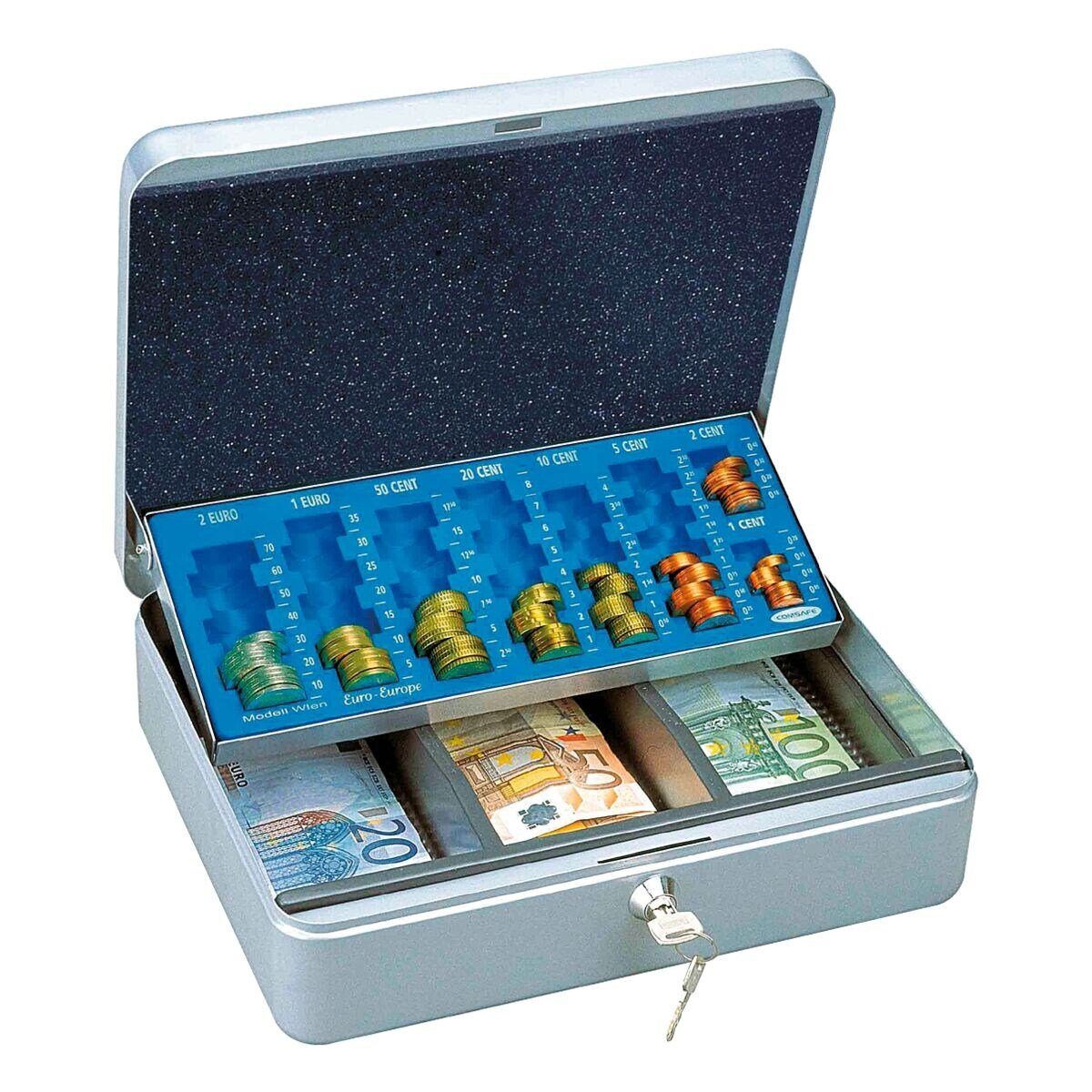 Durable Euroboxx Geldzählkassette für Banknoten und Euro-Münzen