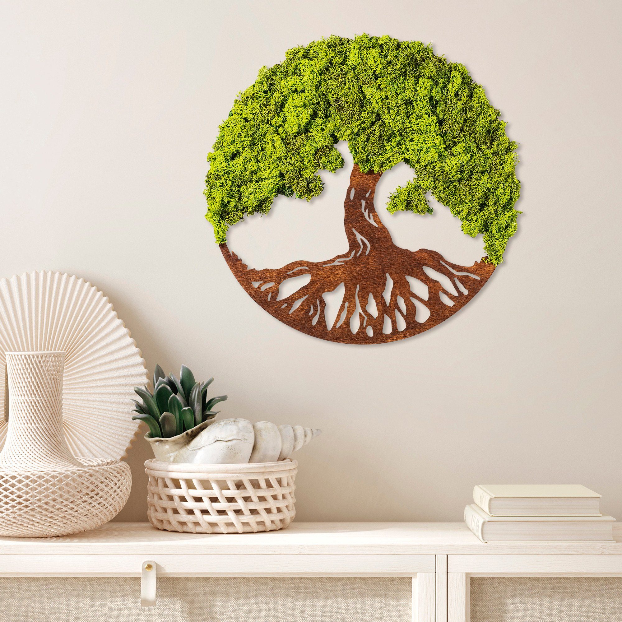 Wallity Wanddekoobjekt 100% MDF / MOSS günstig online kaufen