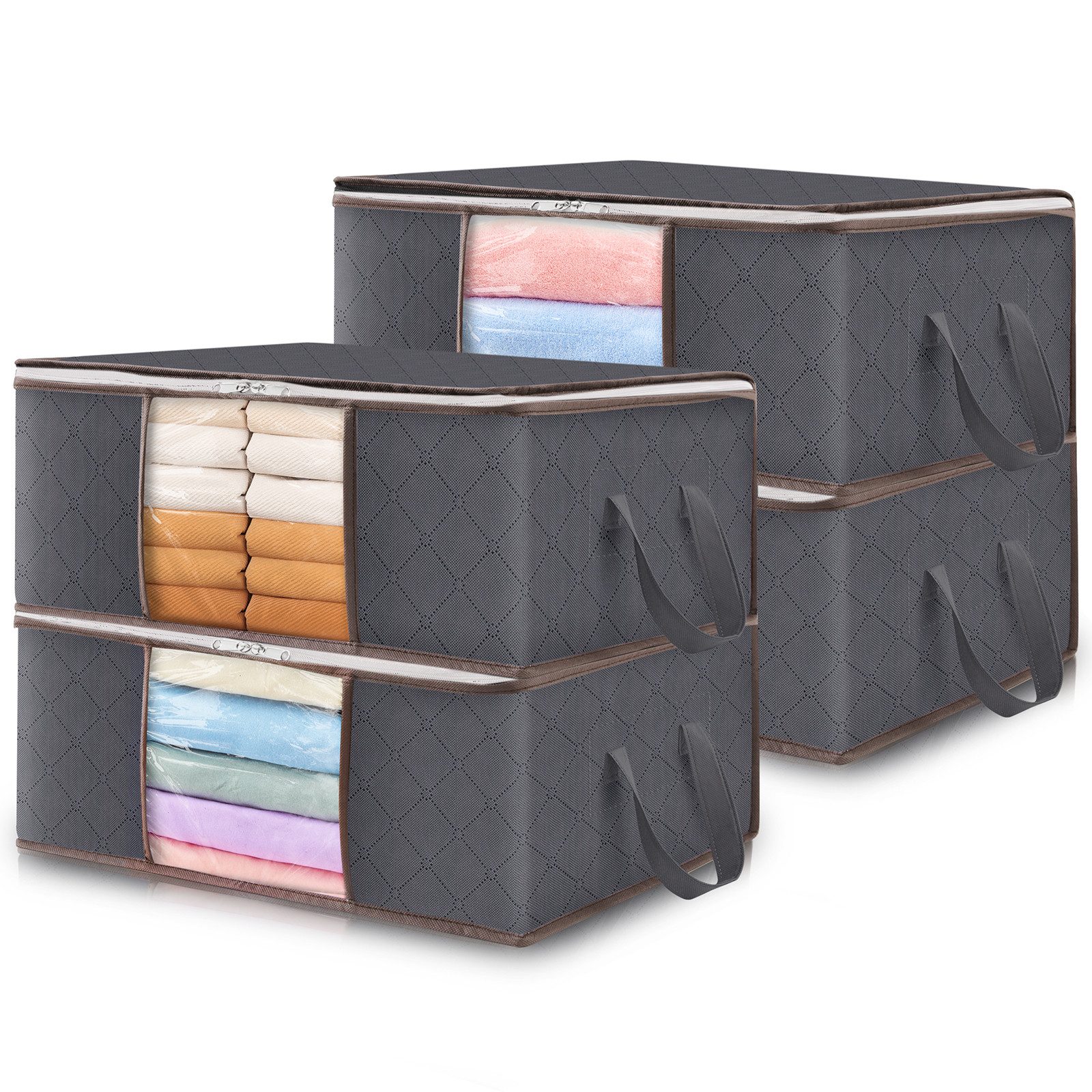 Lifewit Aufbewahrungsdose Aufbewahrungsbox mit Deckel, Kleiderschrank Organ günstig online kaufen