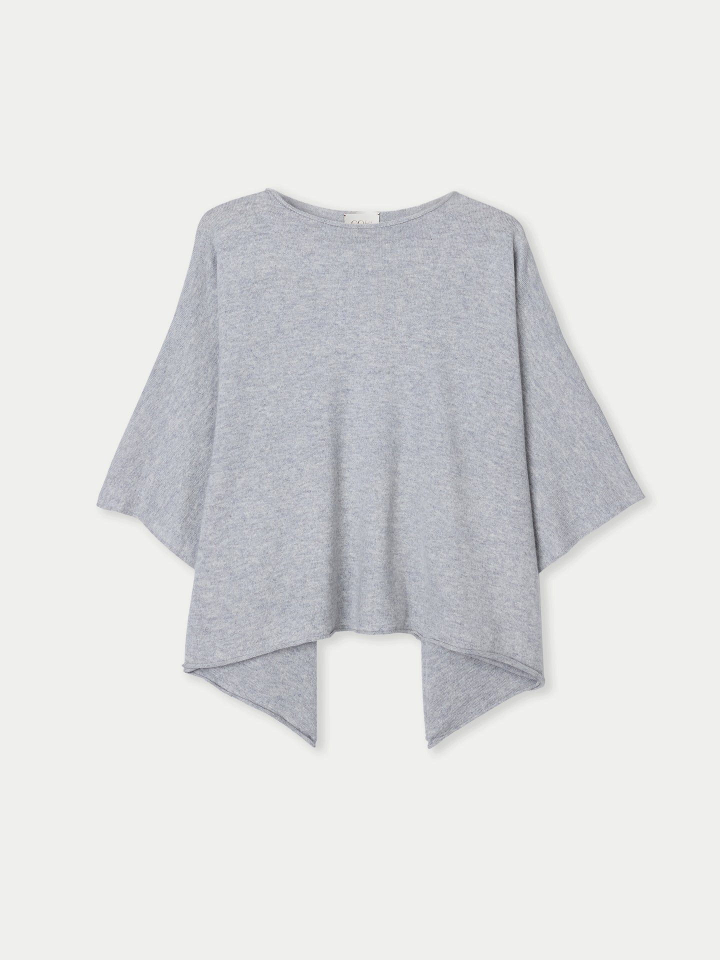 GOBI Cashmere Poncho Timeless Kaschmir-Poncho mit Bootsausschnitt