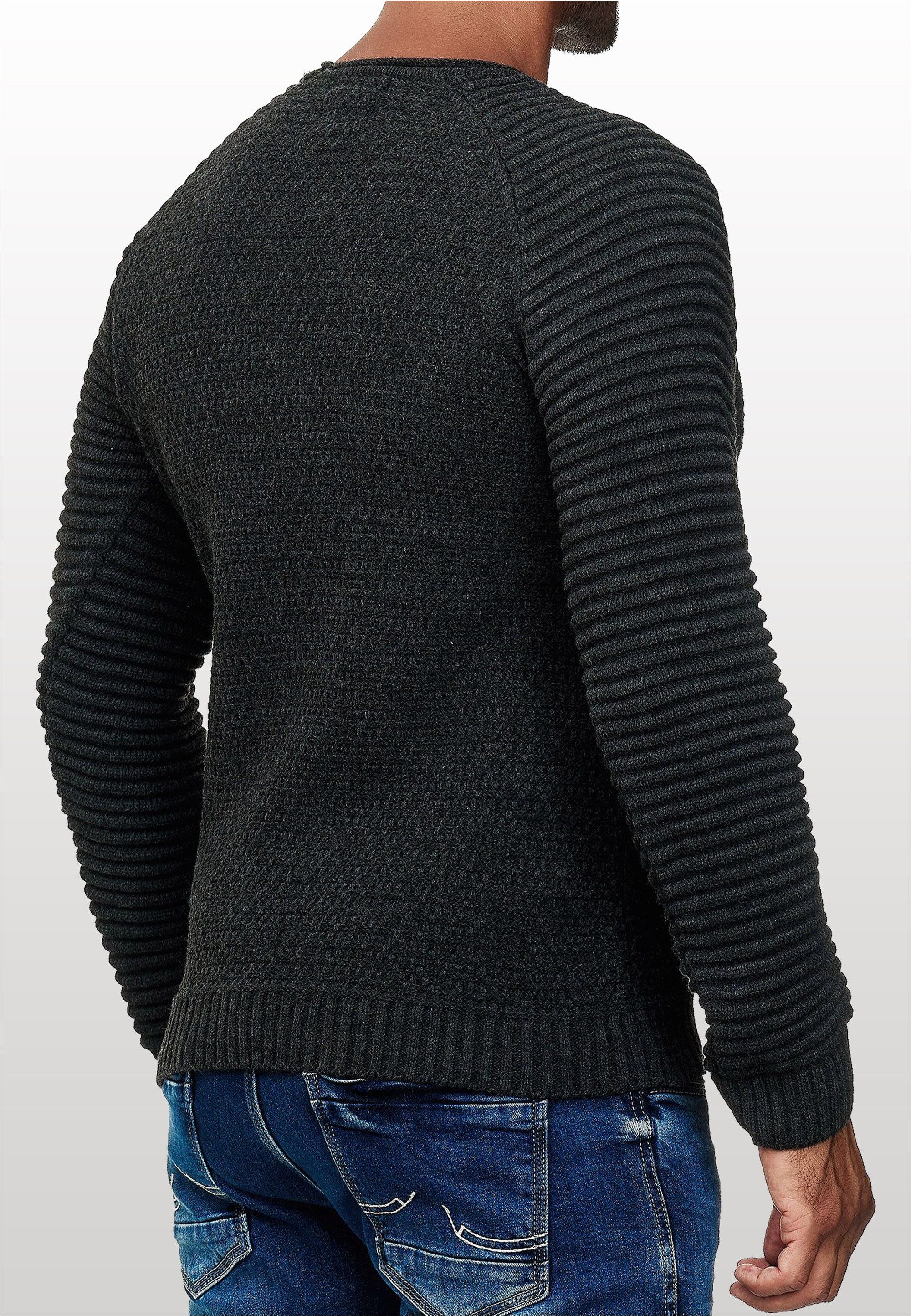 Rusty Neal Strickpullover in modischem Grobstrick-Design