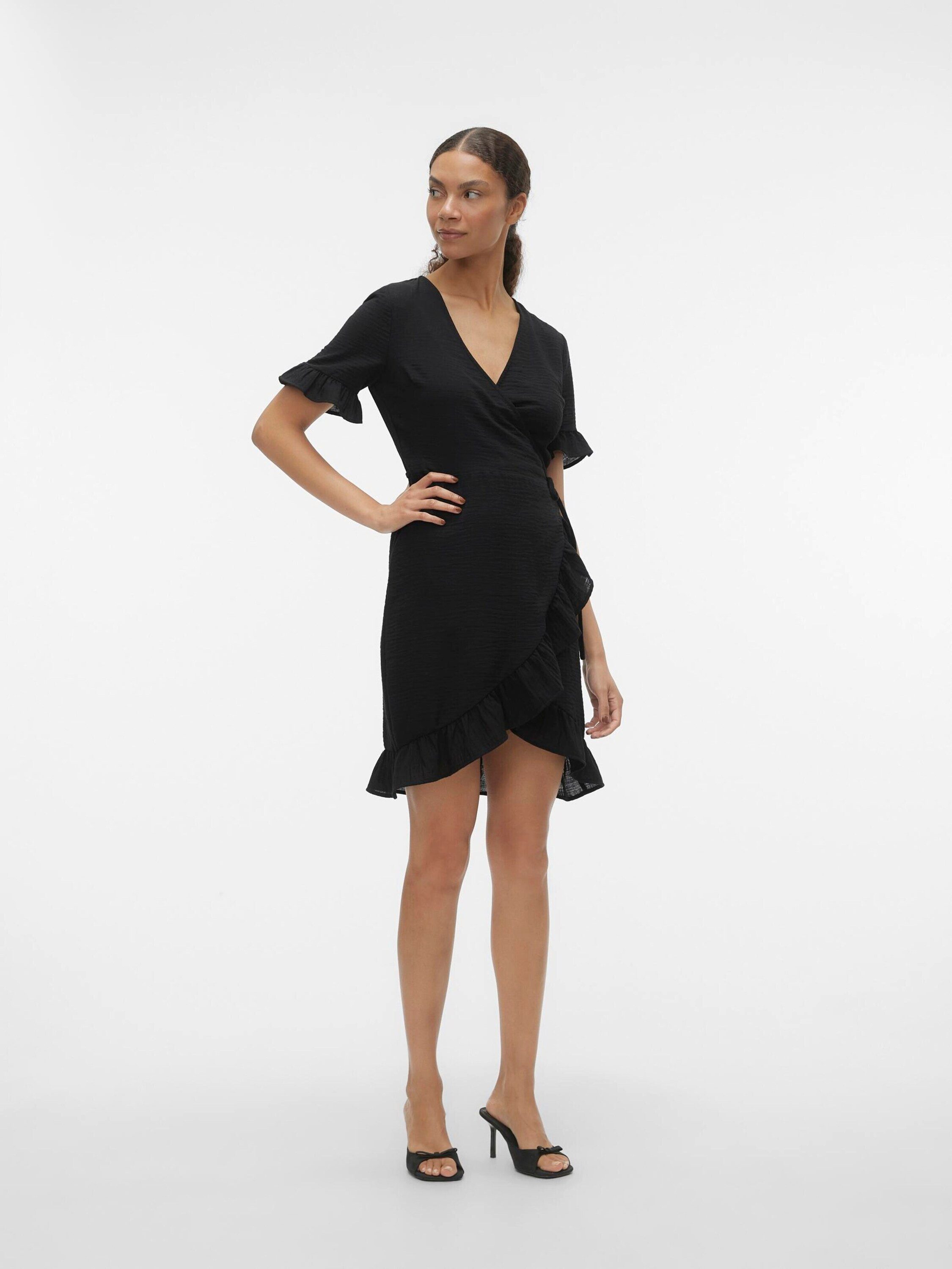 Vero Moda Minikleid Chris (1-tlg) Wickel-Design günstig online kaufen