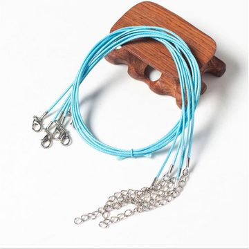 Kunstharz.Art Ketten-Set Halsketten in verschiedenen Farben (10 Stück)