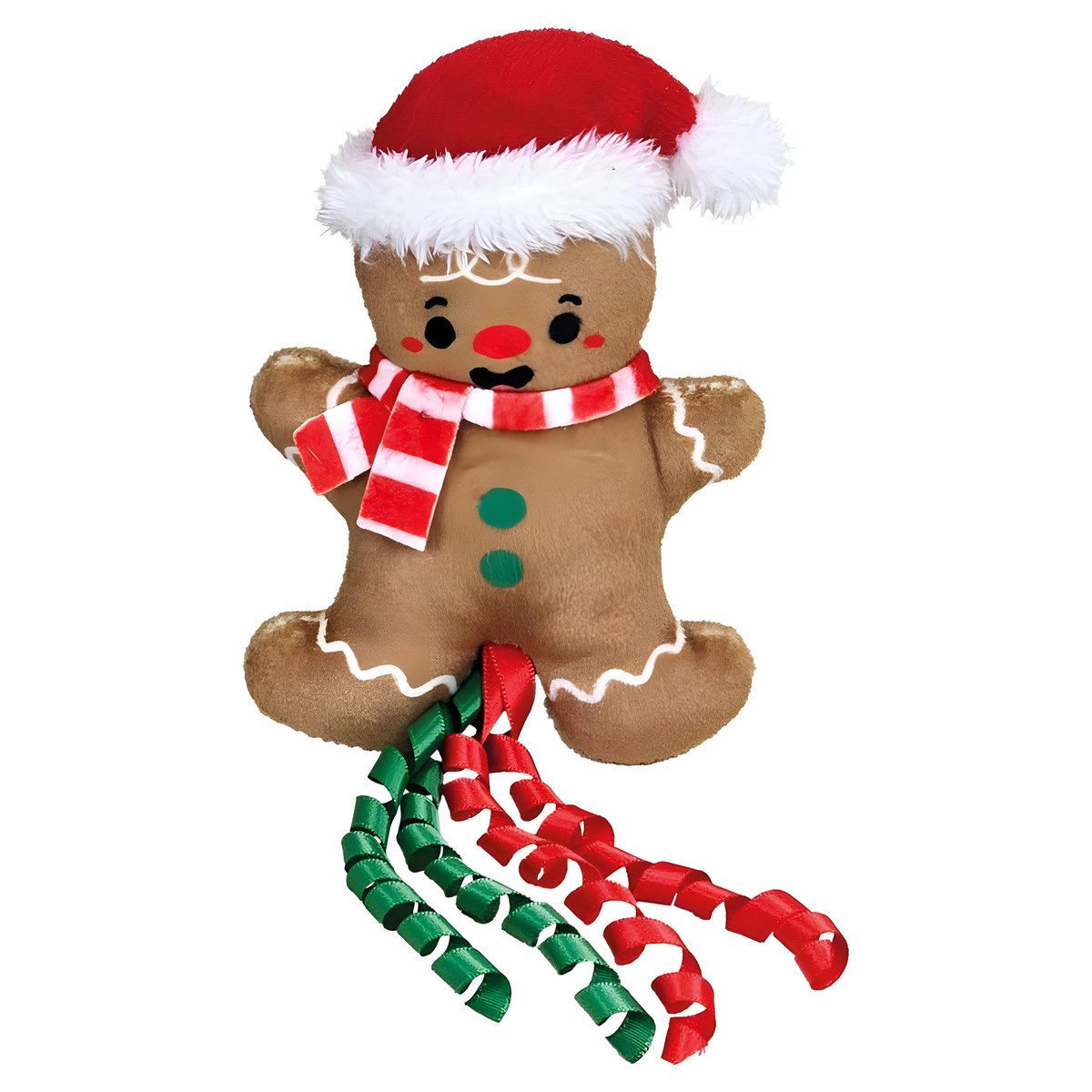 Nobby Tierkuscheltier Katzenspielzeug Xmas Lebkuchenman mit Catnip aus Plüs günstig online kaufen