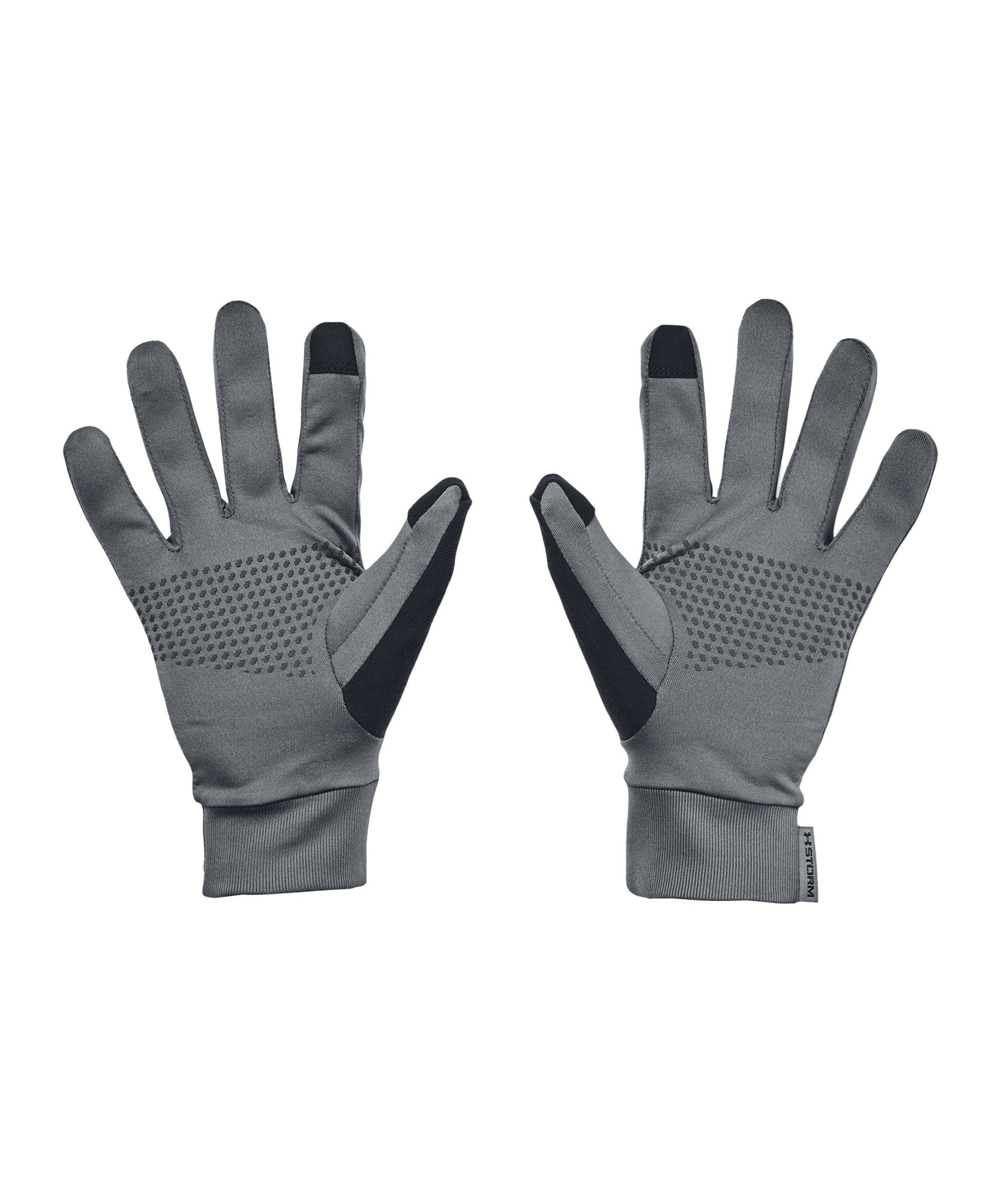 Armour® Storm Liner Under Handschuhe Feldspielerhandschuhe grau