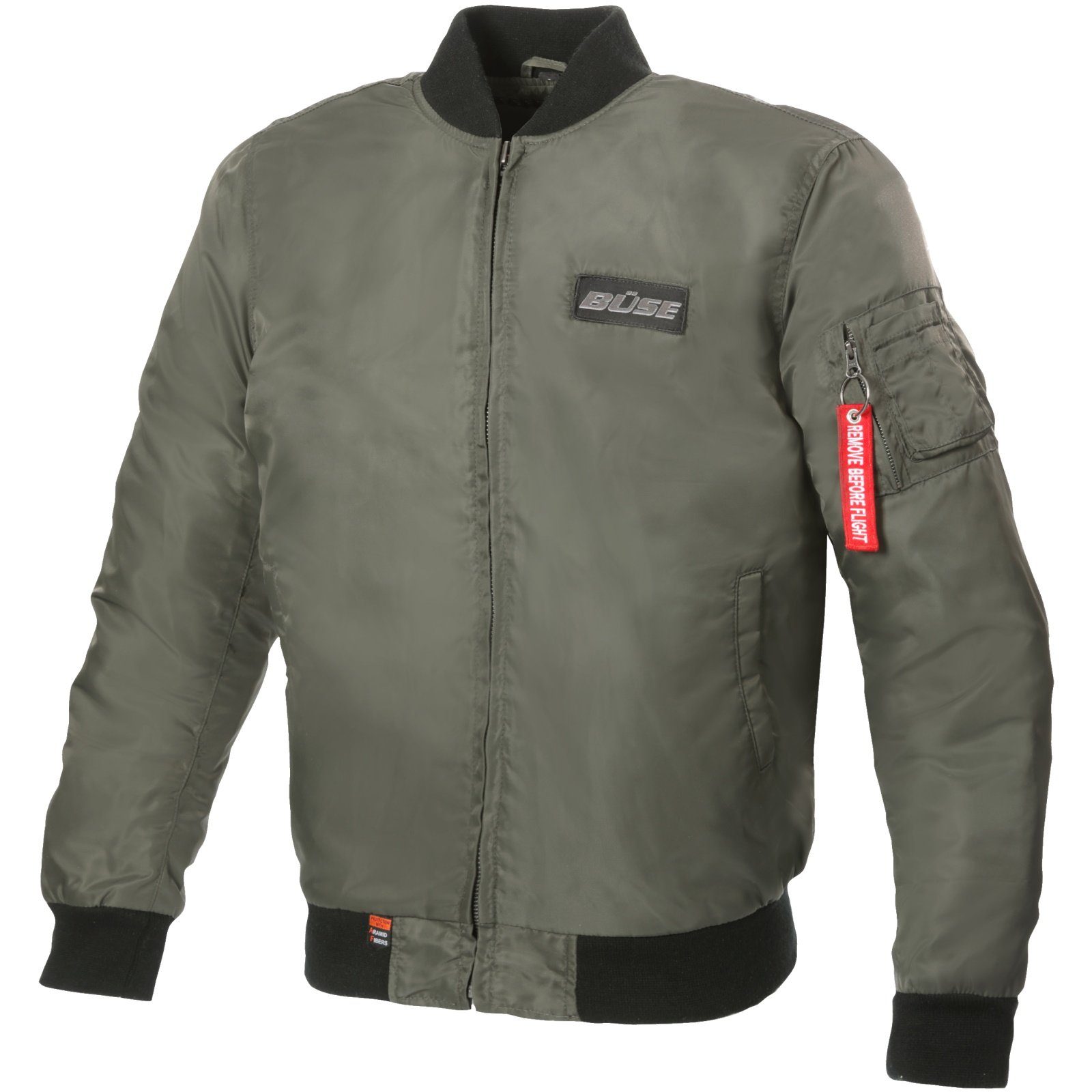 Büse Motorradjacke Büse Damen Jacke Kingman oliv 36 atmungsaktiv