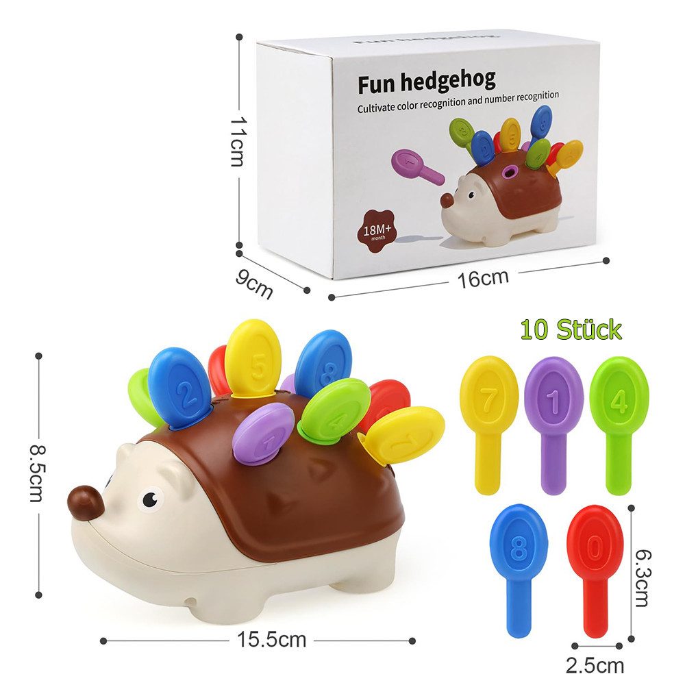 CLTYQ Lernspielzeug Feinmotorisches Igel-Sensorikspielzeug für Kinder ab 18 günstig online kaufen