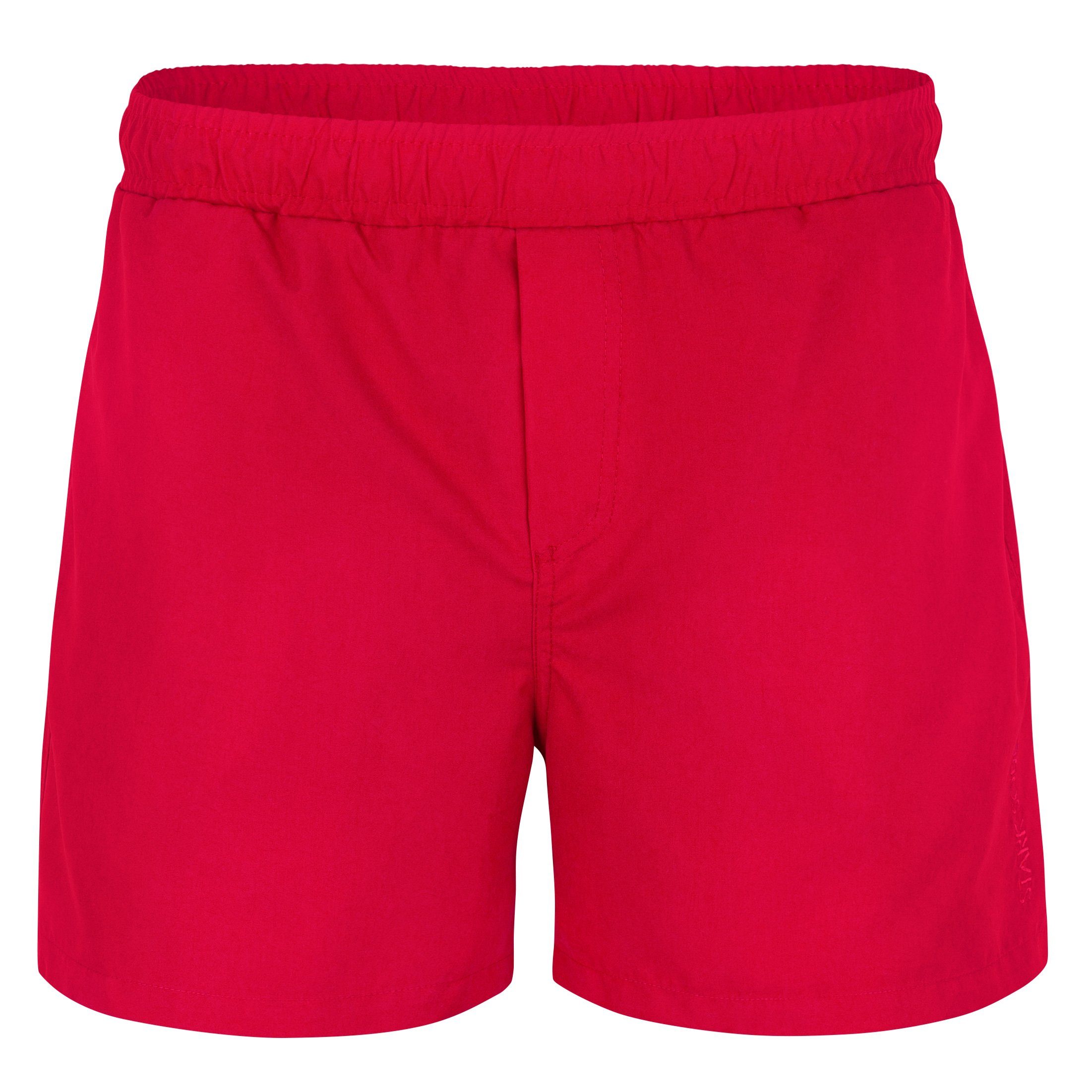 Stark Soul® Badeshorts Badeshorts und Taschen Rot Kordelzug mit