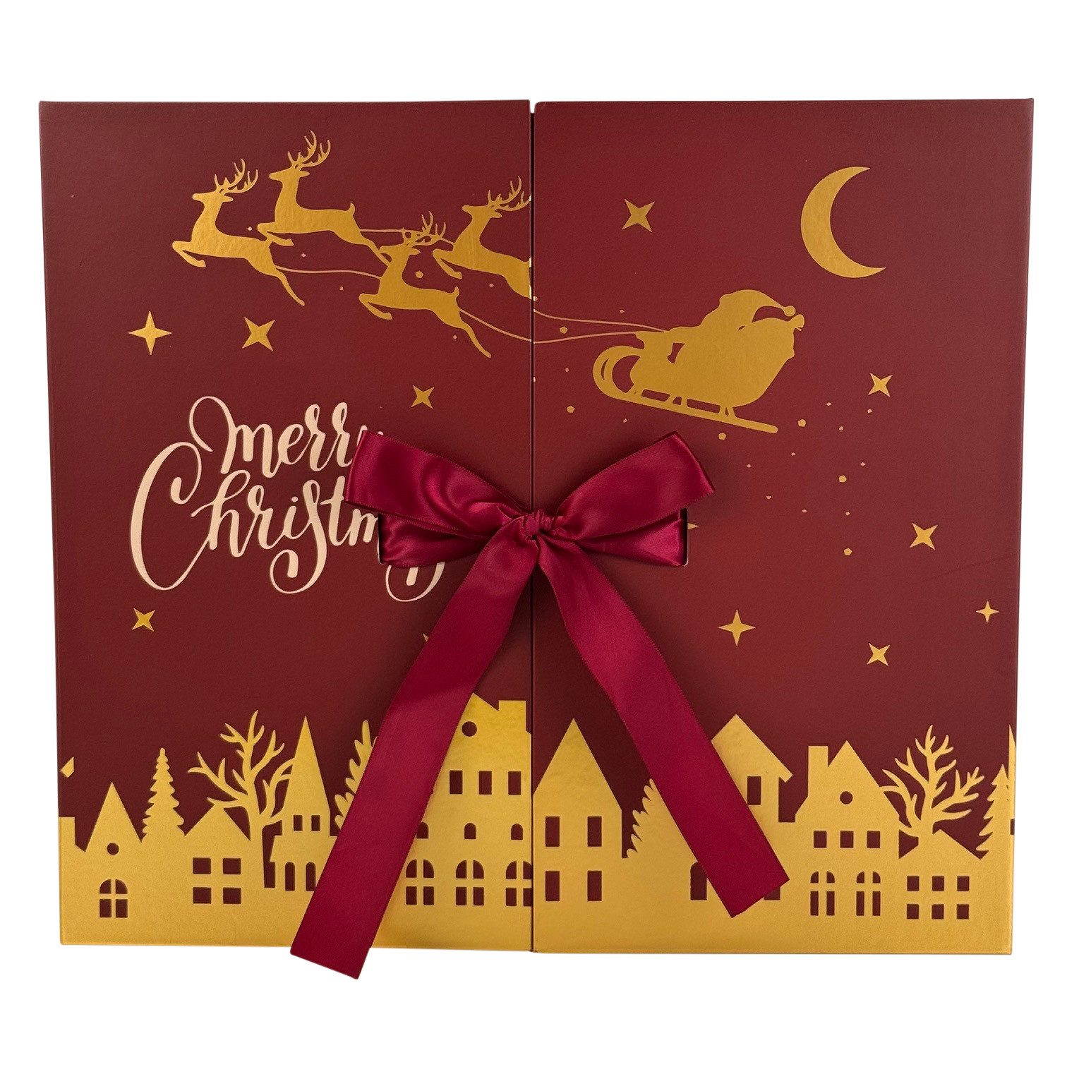 Online-Fuchs Adventskalender zum selbst befüllen im modernen Design - Weihnachtsdeko 2026 (für Frauen, Männer und Kinder geeignet), 24 liebevoll gestaltete Päck – Bild 2 von 5