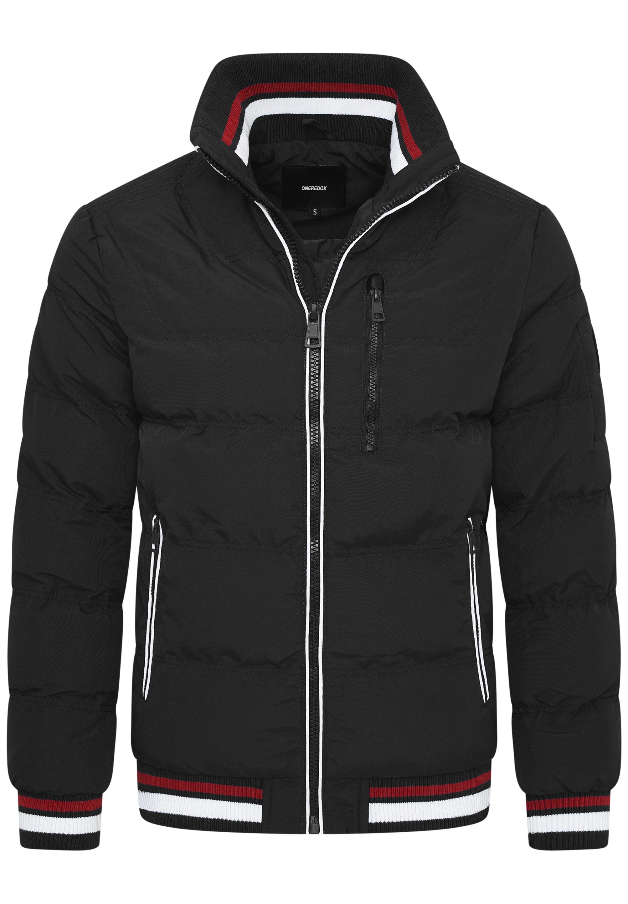 OneRedox Winterjacke ORNUUK Herren warme Pufferjacke Steppjacke Windbreaker – Bild 4 von 5