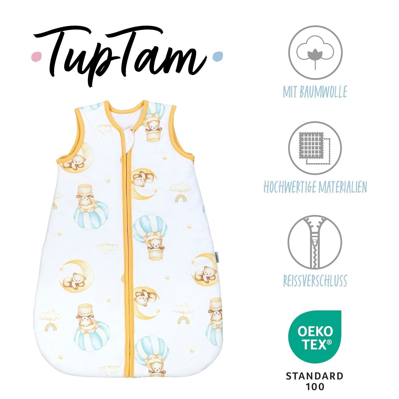 TupTam Babyschlafsack Kugelschlafsack ohne Ärmel 2.5 TOG Ganzjahr – Bild 2 von 5