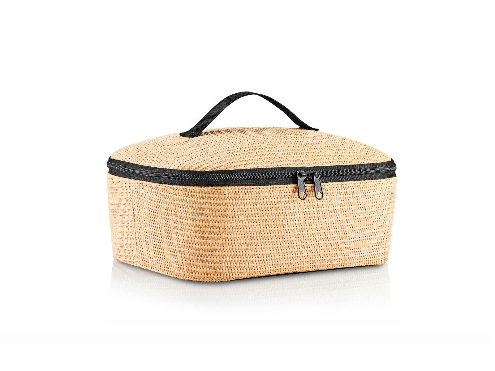 REISENTHEL® Kühltasche coolerbag M pocket raffia black