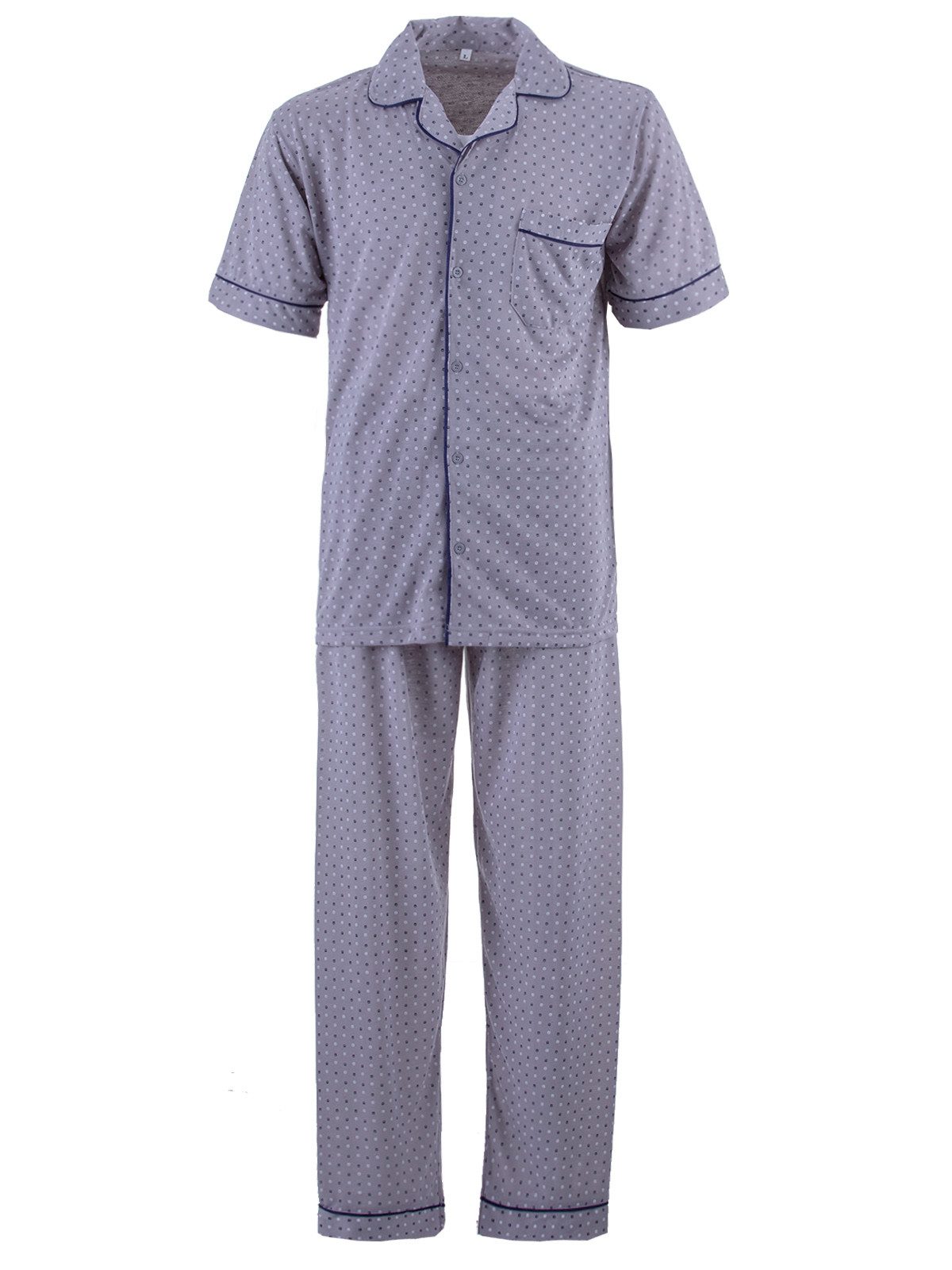 Lucky Schlafanzug Pyjama Set Kurzarm - Circles günstig online kaufen