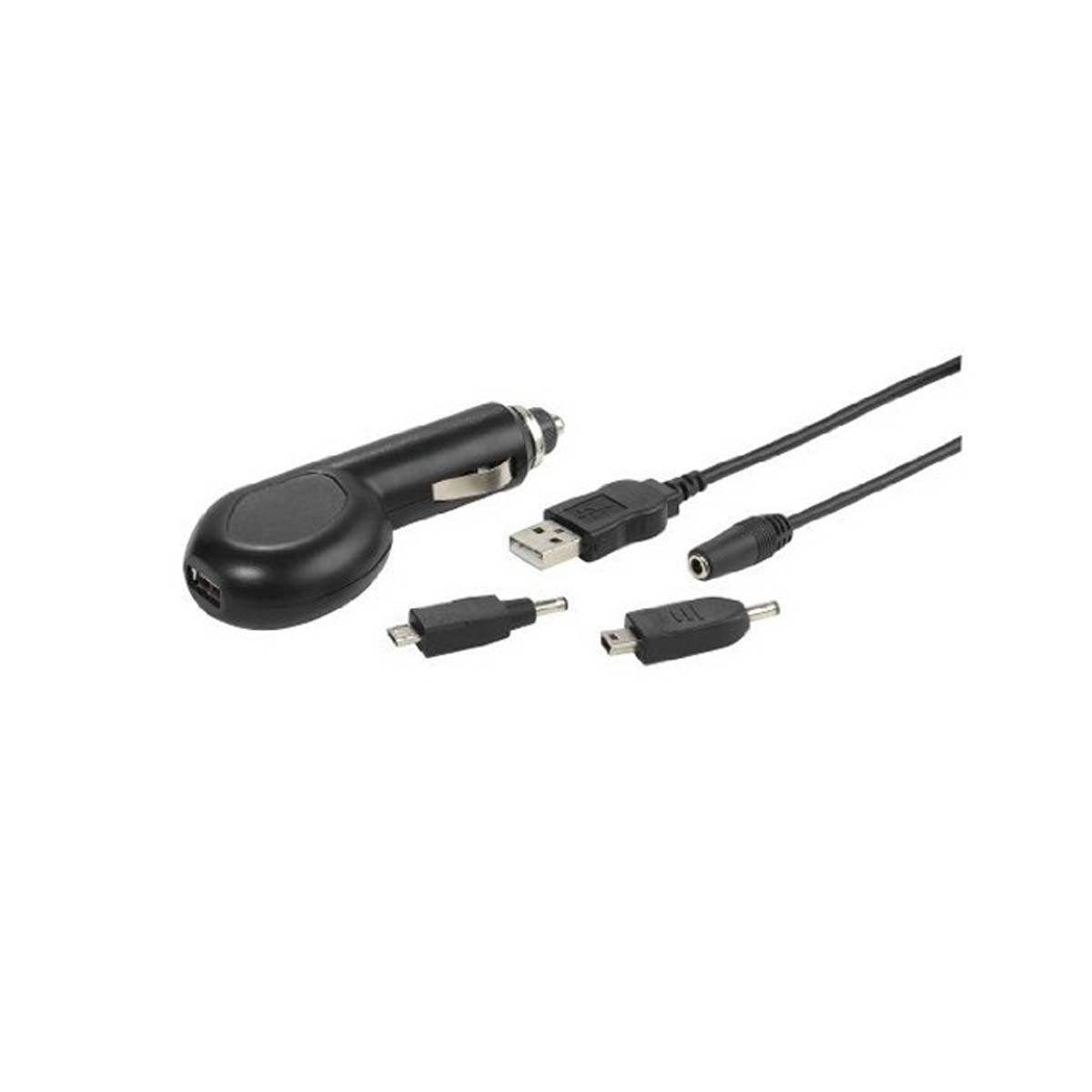 InLine USB KFZ Ladegerät Stromadapter, 12/24VDC Zu 5V / 3.1A , 2x USB A Mic 998618
