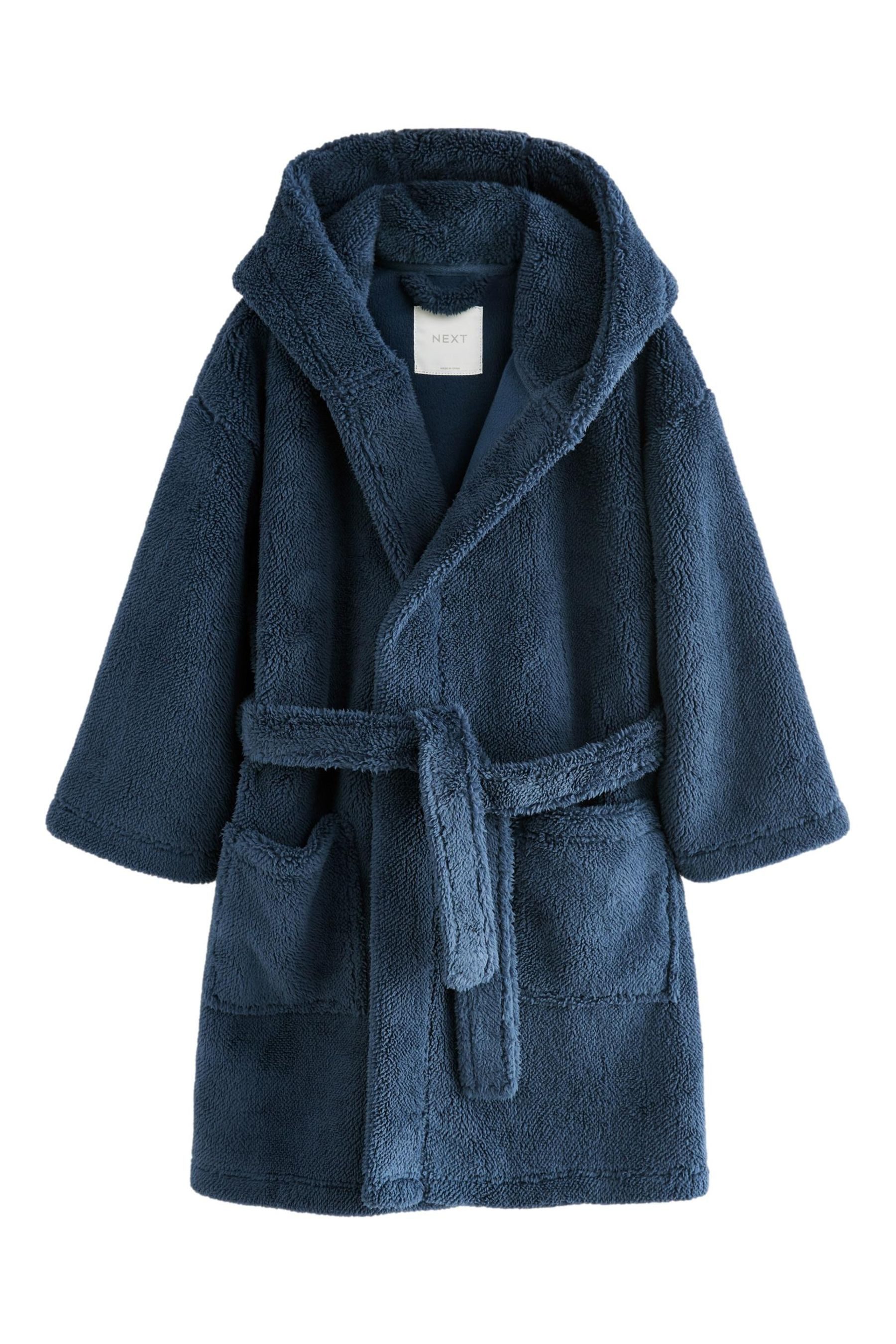 Next Kinderbademantel Fleece-Bademantel, Polyester (recycelt), Polyester