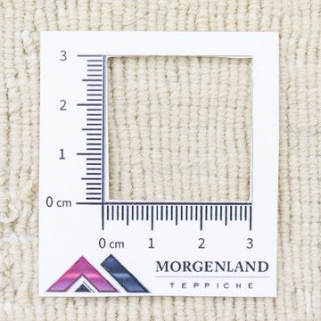 Wollteppich Designer Teppich handgewebt beige, morgenland, rechteckig, Höhe: 12 mm, Kurzflor