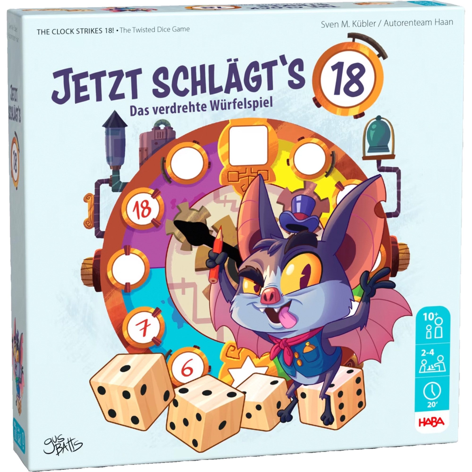 Haba Spiel HABA Jetzt schlägt`s 18!, Würfelspiel