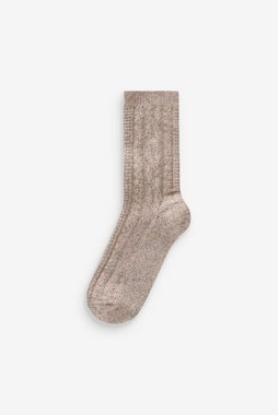 Next Kurzsocken Thermosocken aus Wollgemisch mit Seide, 3er-Pack (1-Paar)