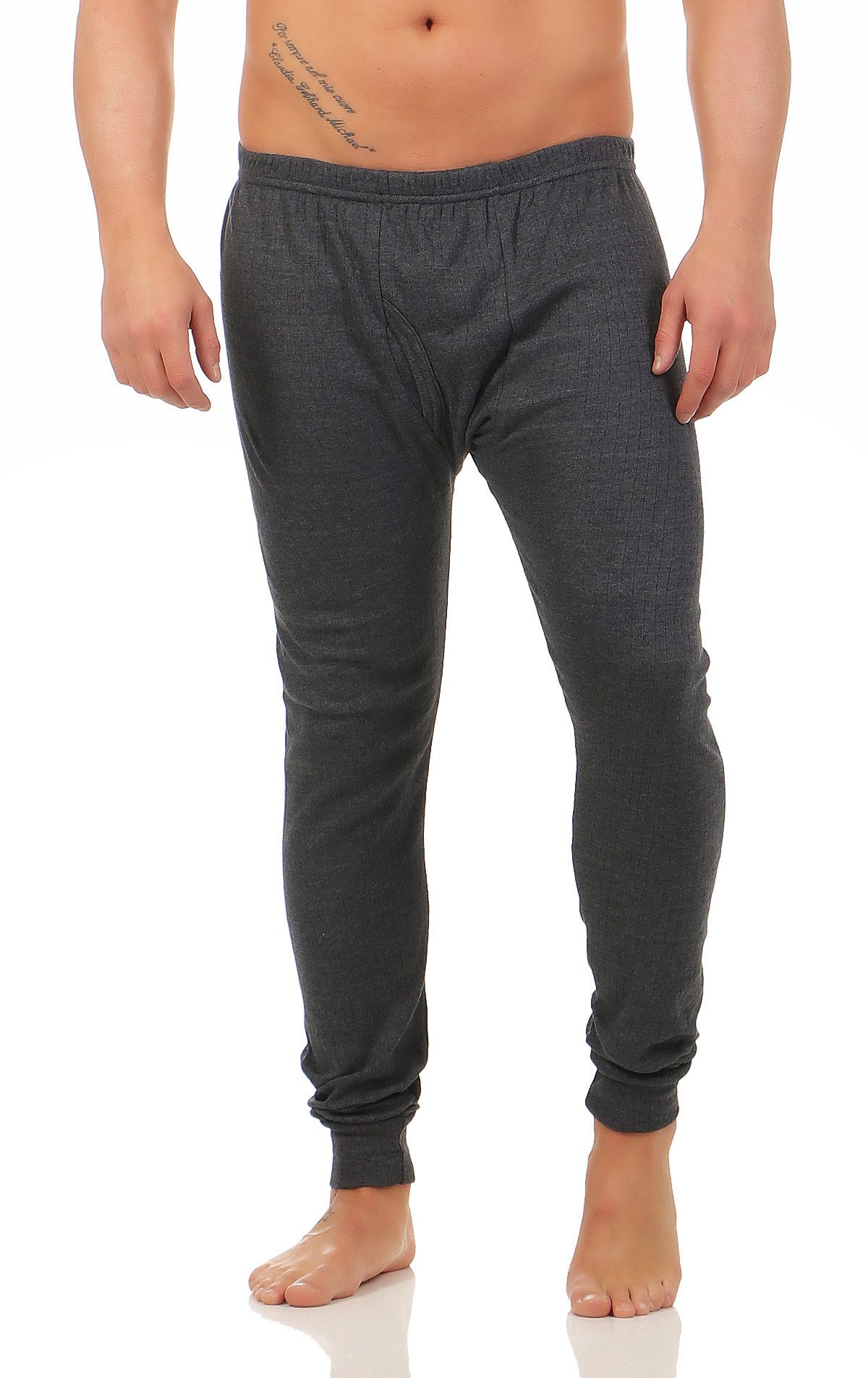 CLEO STYLE Thermoleggings Herren Thermo Leggings CL 4034 Anthrazit 9/ 3XL günstig online kaufen