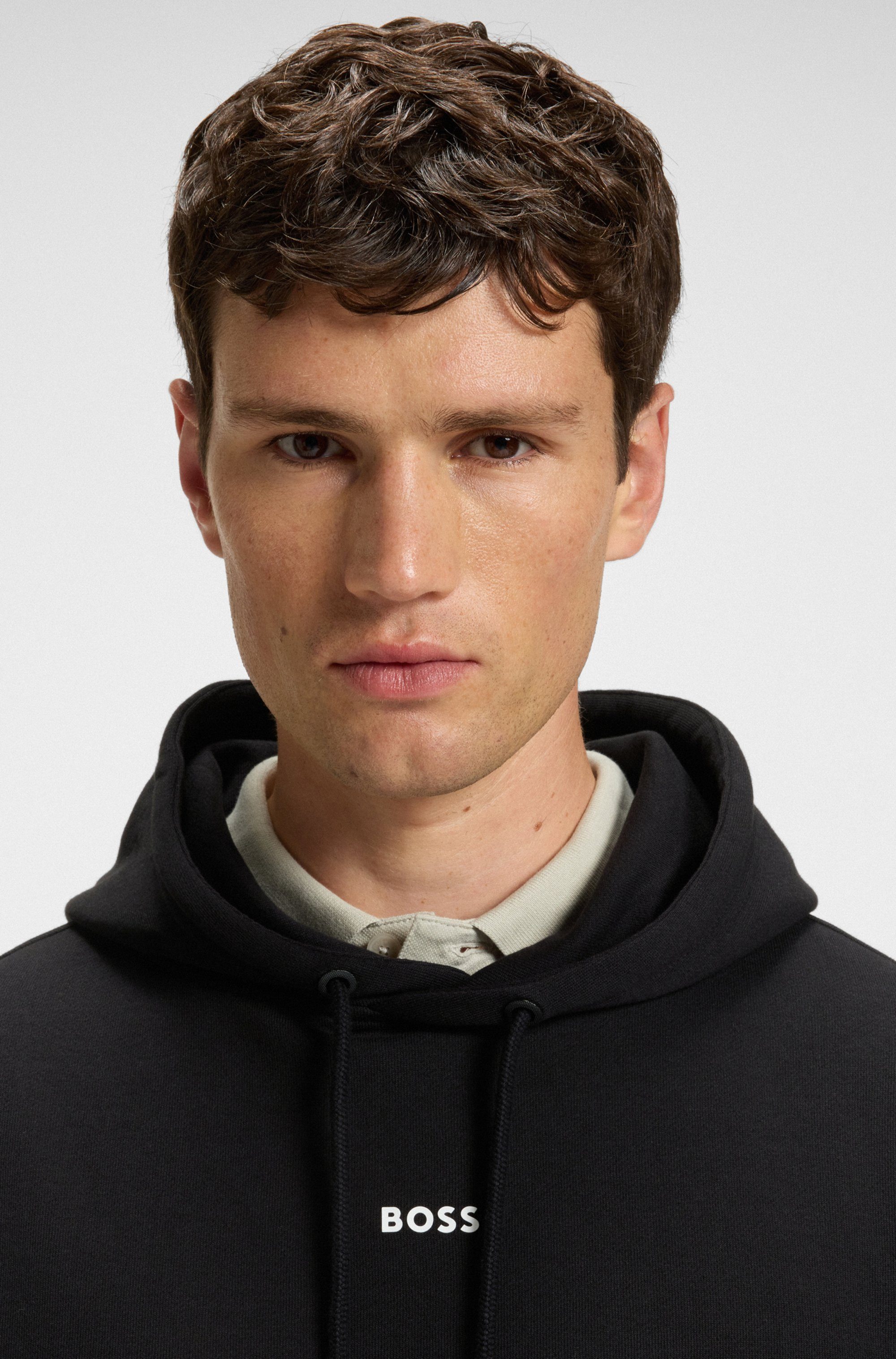 BOSS ORANGE Kapuzensweatshirt WeSmallhood mit Kängurutasche