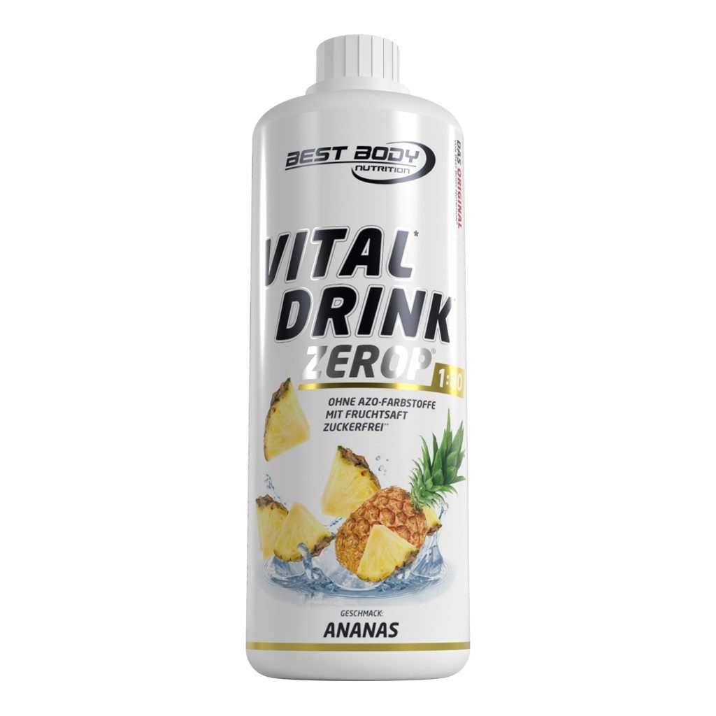 Best Body Nutrition Vital Drink Zerop - 1000 ml Flasche Sirup