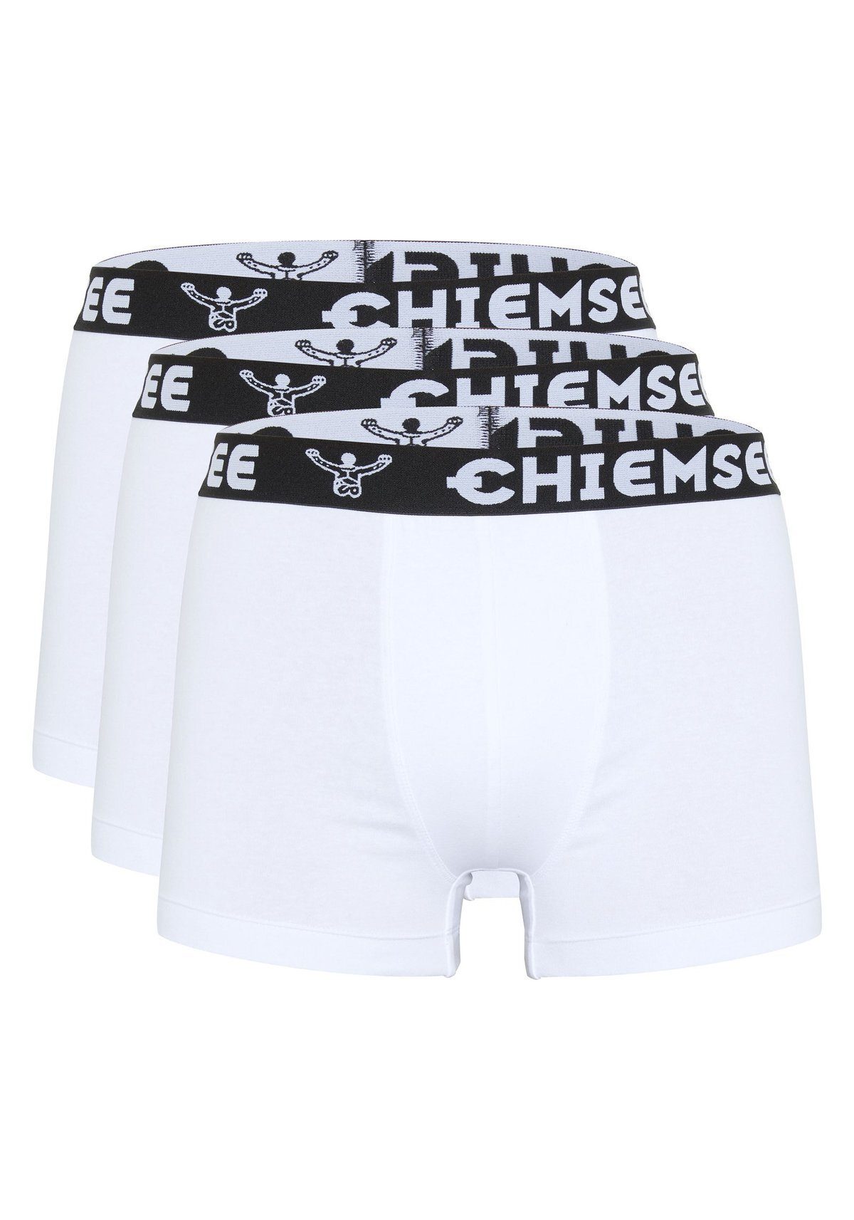 Chiemsee Boxer Weiß Boxershorts, 3er Pack Herren - Shorts, Logobund