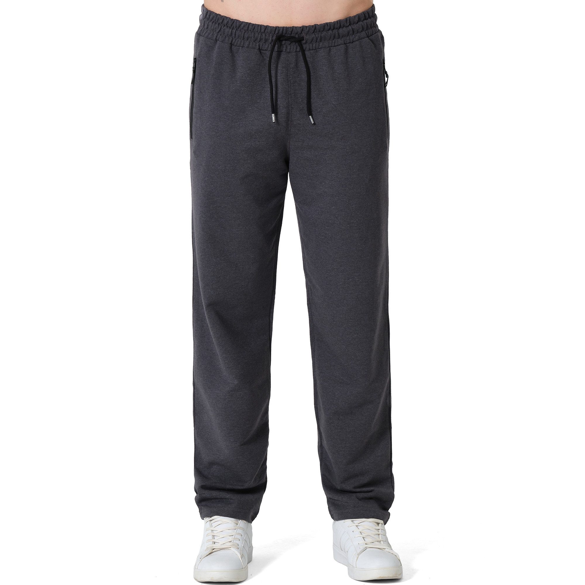 Jogginghose Herren, Sporthose Trainingshose, Baumwolle Laufhose