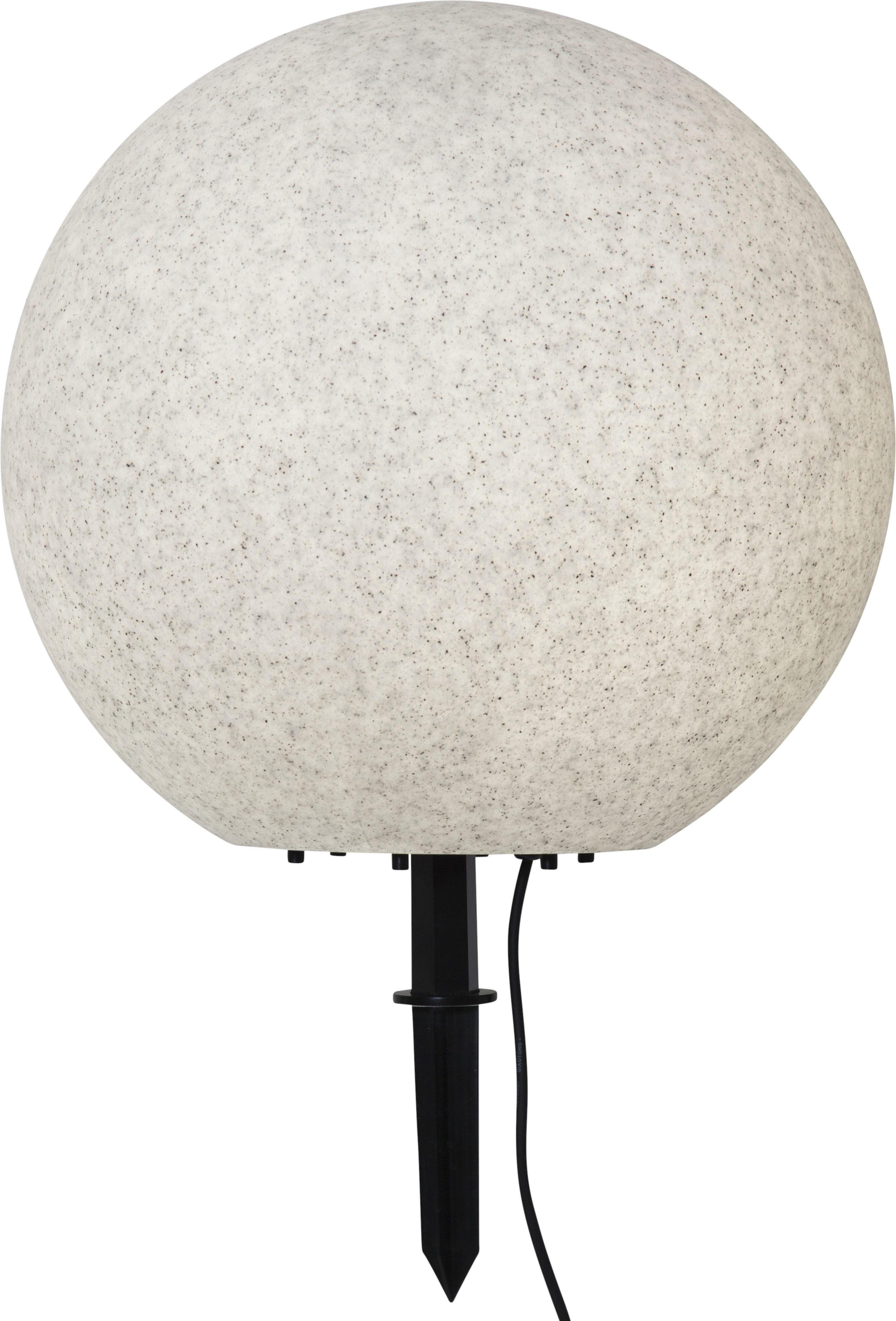 STAR TRADING Dekolicht Außendekoration Stone, Leuchtmittel wechselbar, Steinoptik, E27-Fassung, max 25 W, 5 m Kabel, IP65