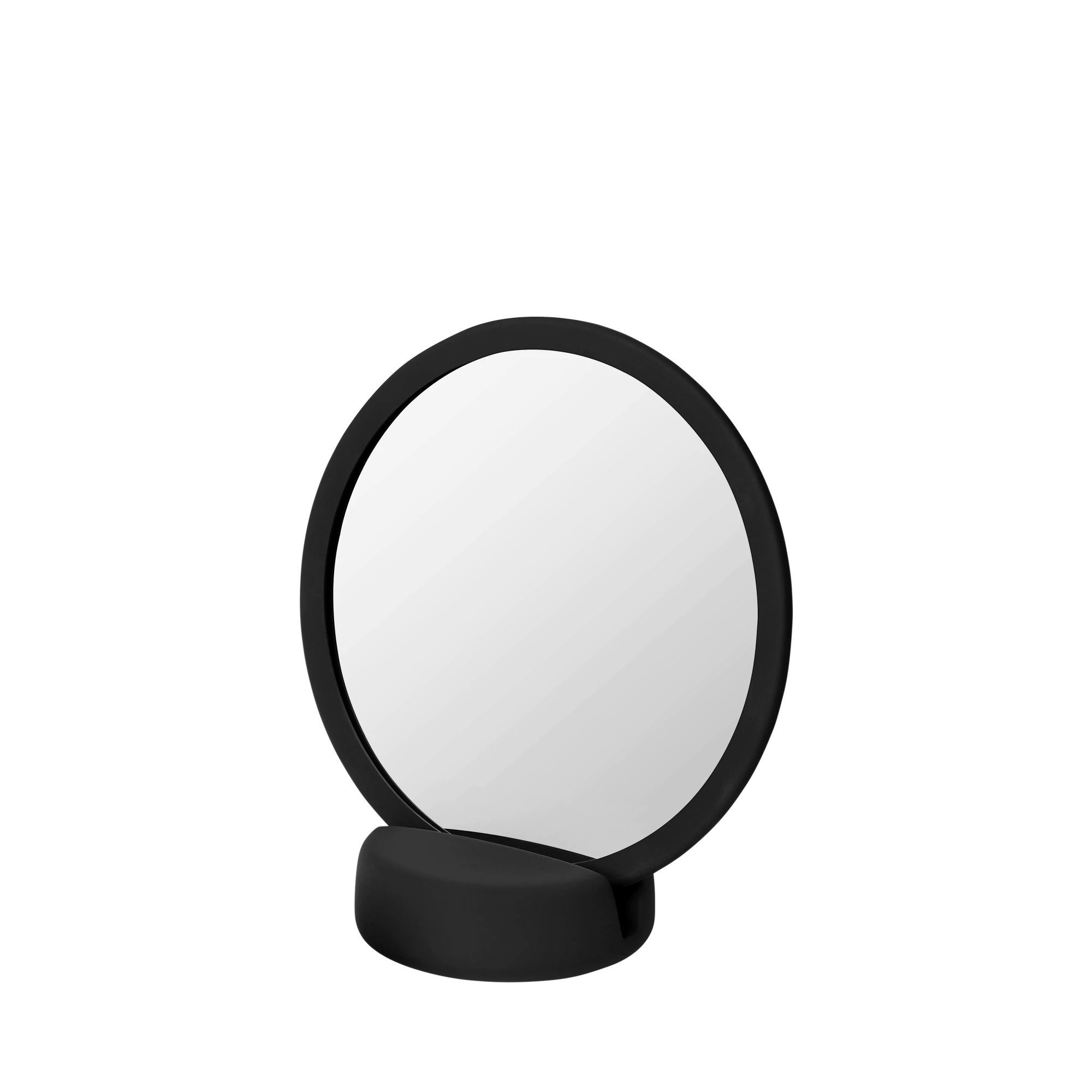 blomus Schminkspiegel -SONO- Kosmetikspiegel, Badspiegel, 5-fach-Vergrößerung, Soft-Touch, Abnehmbare Halterung