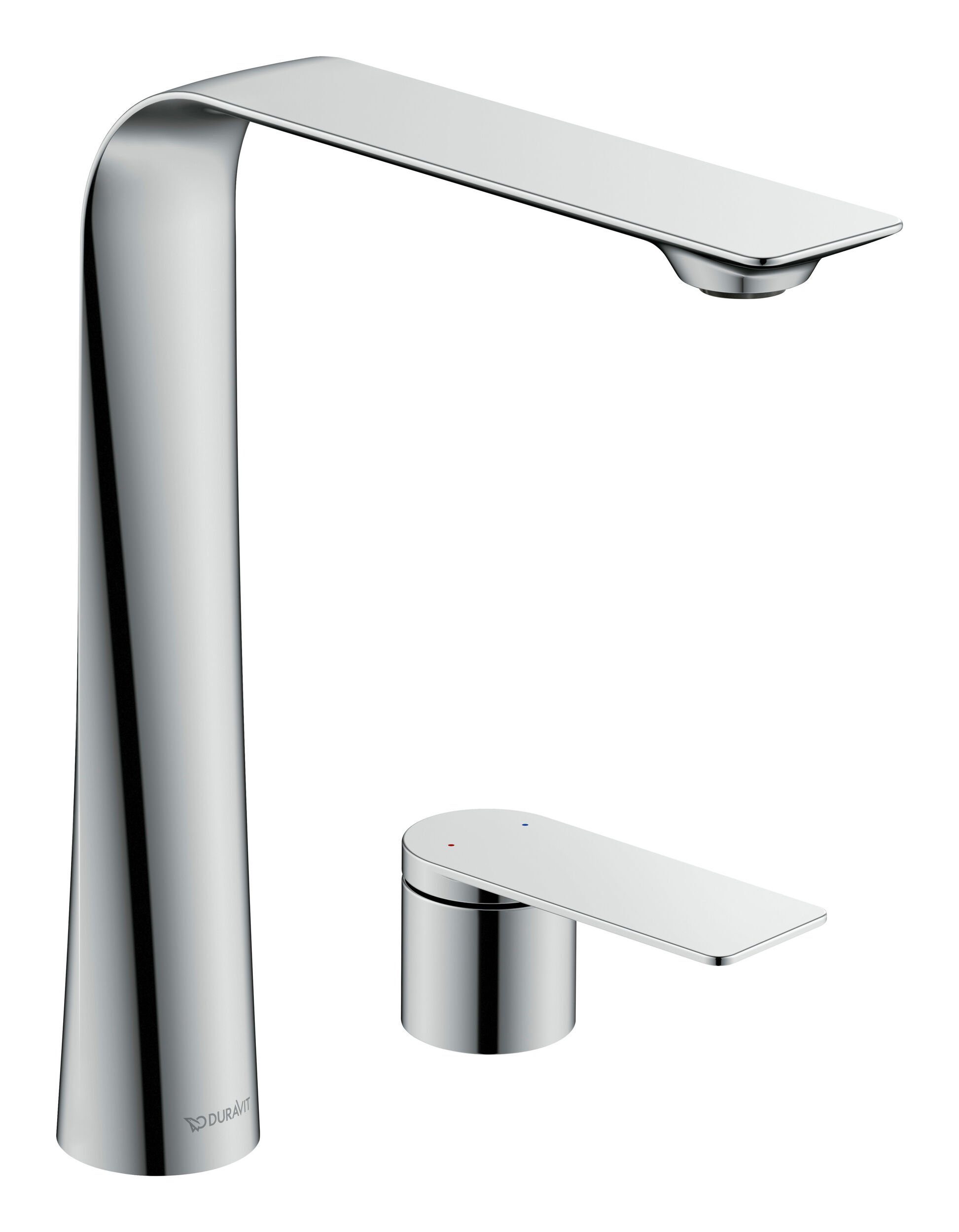 Duravit Waschtischarmatur D.1 2-Loch Ausladung 180 mm Einhebel - Chrom