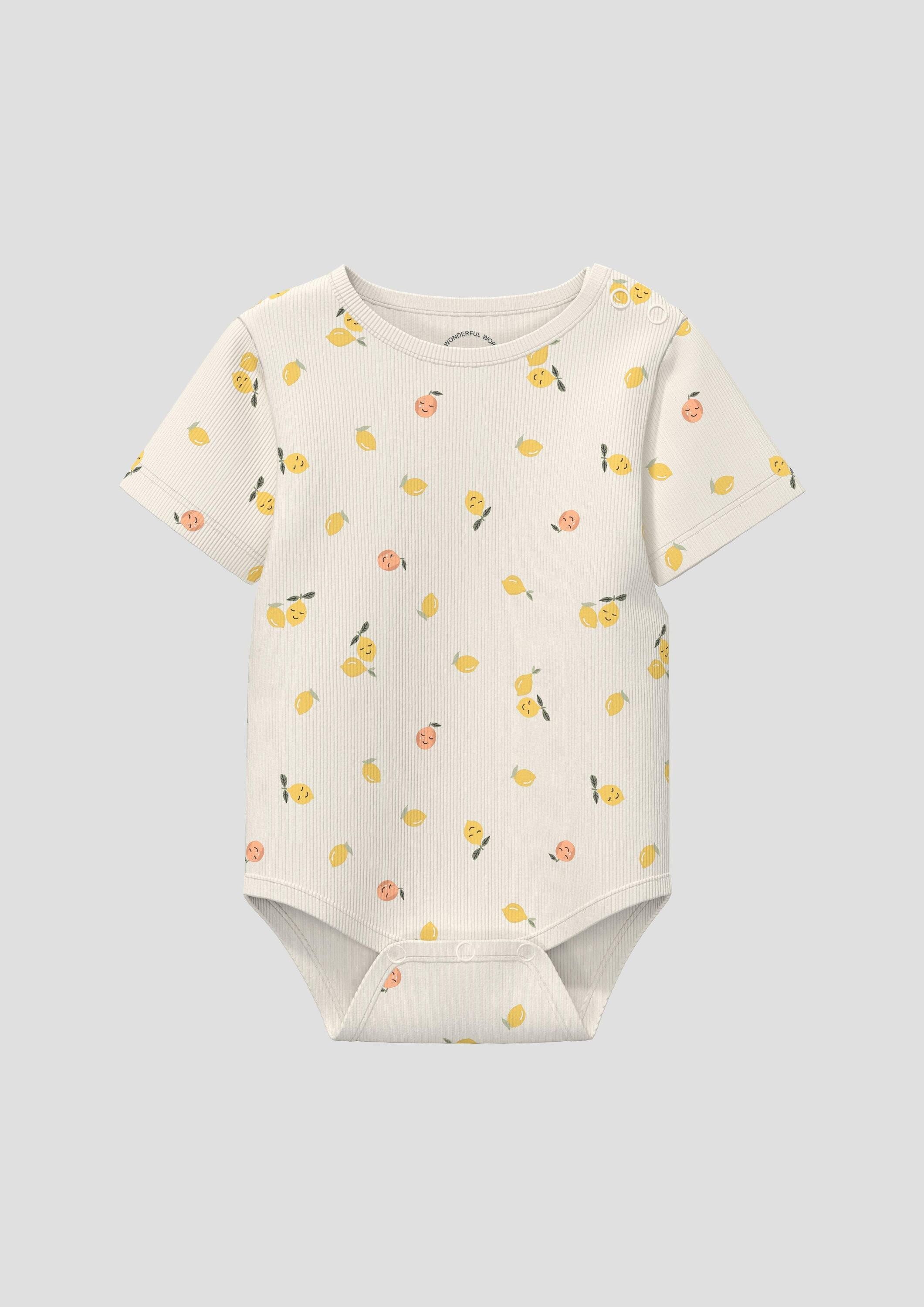 s.Oliver Shirtbody T-Shirt Body Unisex Ripp-Body mit All-over-Print