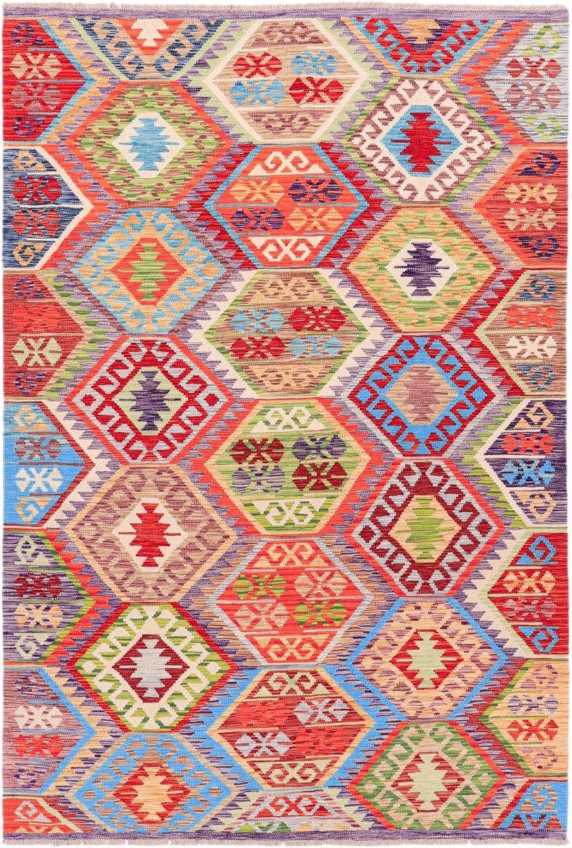 Orientteppich Kelim Afghan Heritage 208x299 Handgewebter Moderner Orientteppich, Nain Trading, rechteckig, Höhe: 3 mm