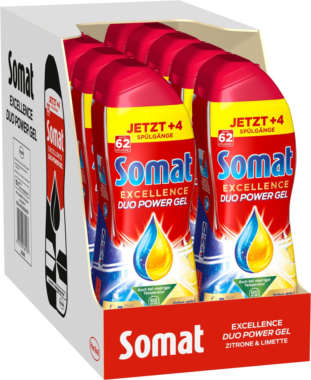 Somat SOMAT Duo Power Gel 10x – Spülmittel Zitrone Limette Spülmaschinenpflege